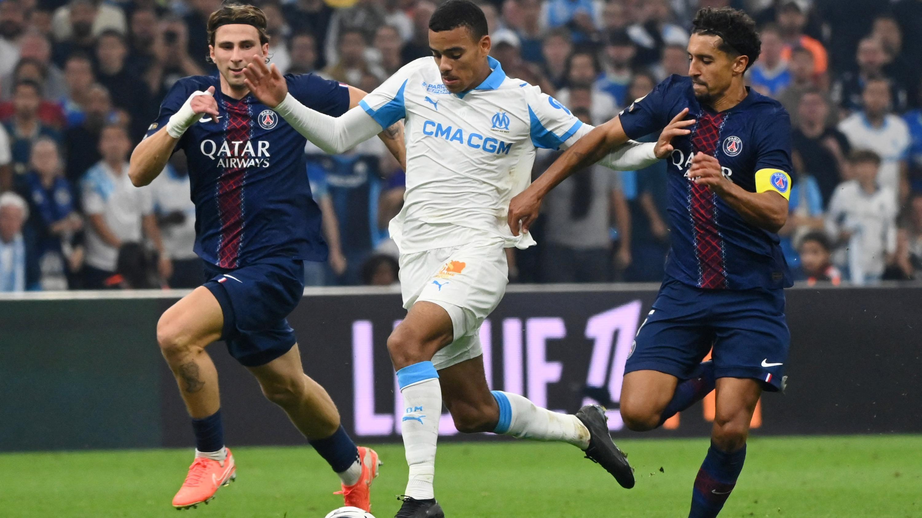 Malgré le Ballon d’Or, le «Classique» OM-PSG réalise un record d’audience sur Ligue 1+