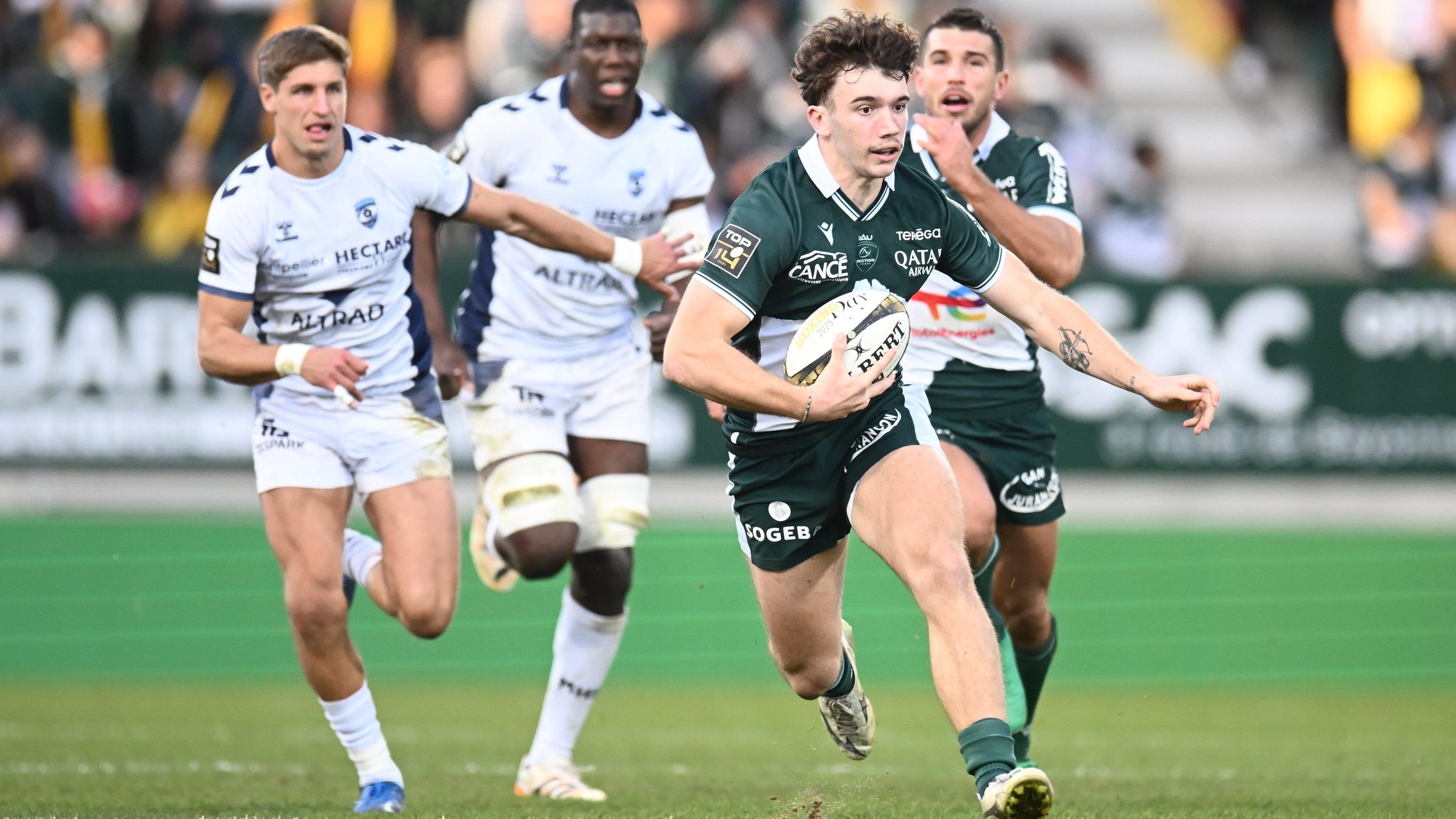 Top 14 : vainqueur de Montpellier sans bonus, Pau sous la menace de Toulouse pour la place de leader