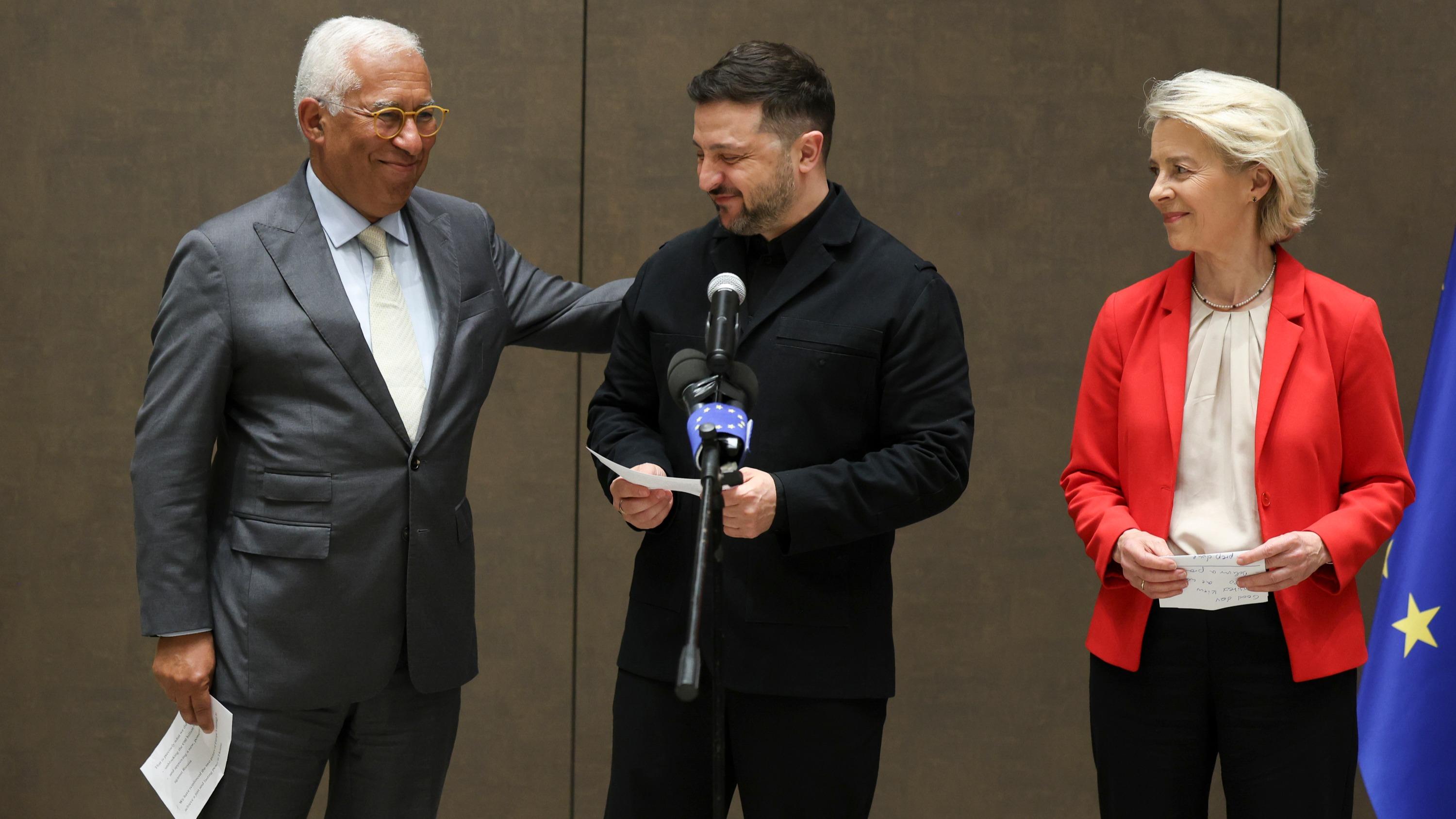 Face aux désaccords entre les dirigeants européens, Volodymyr Zelensky s’impatiente à la porte de l’UE