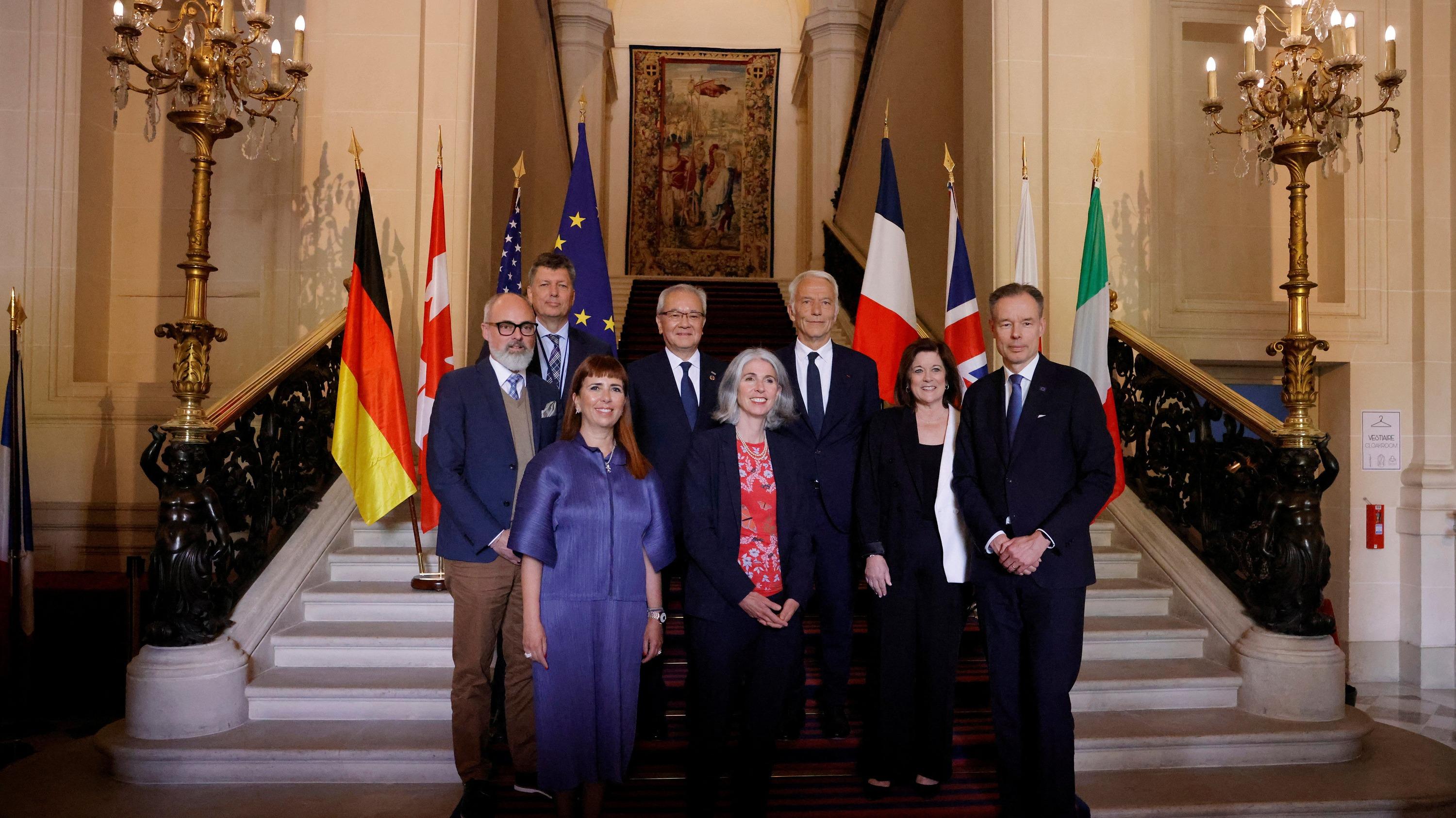 Commerce international, changement climatique… Au G7, les patrons plus unis que les chefs d’État