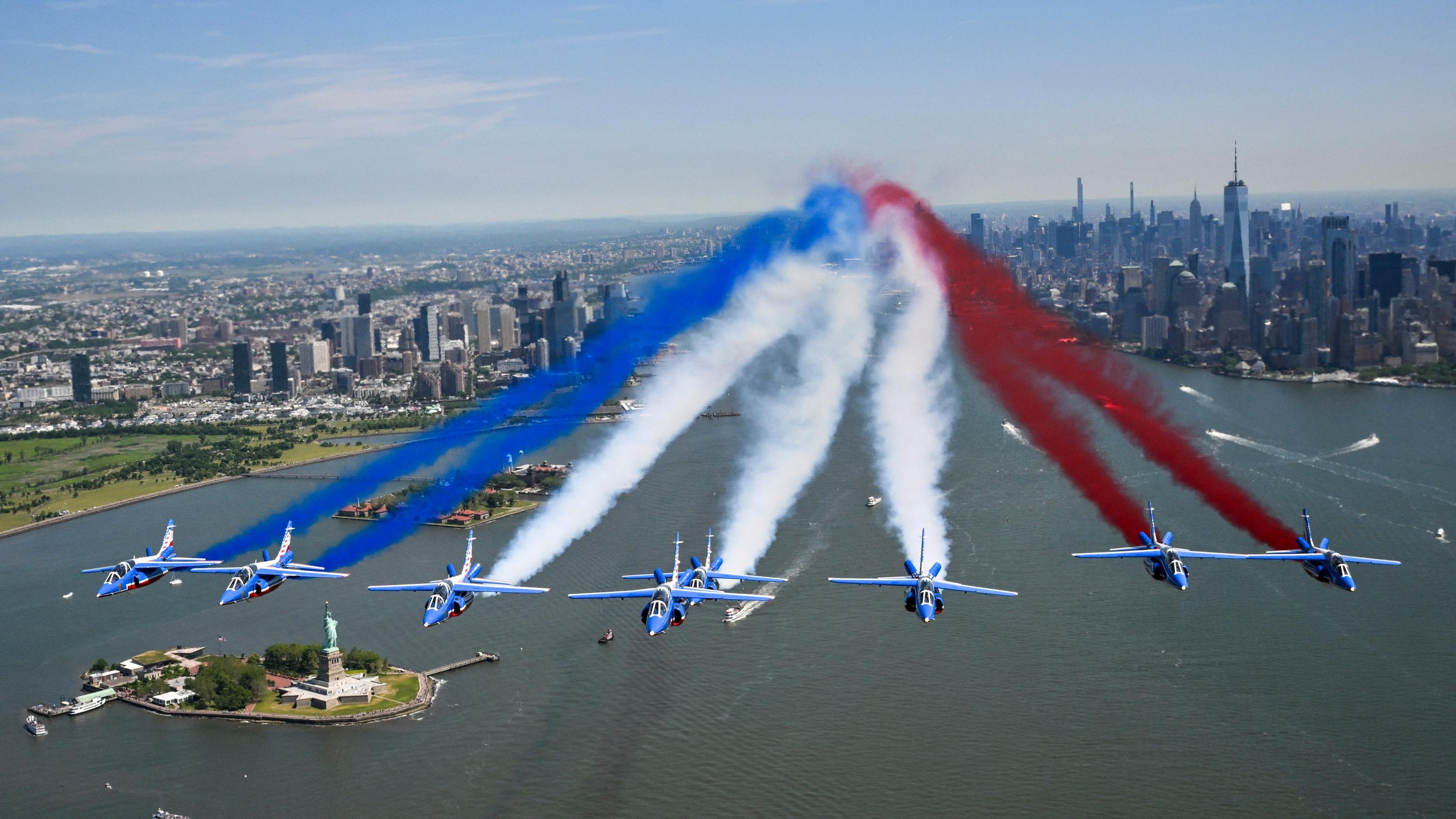 250 ans de l’indépendance des États-Unis : de Washington à New York, la Patrouille de France célèbre l’alliance franco-américaine