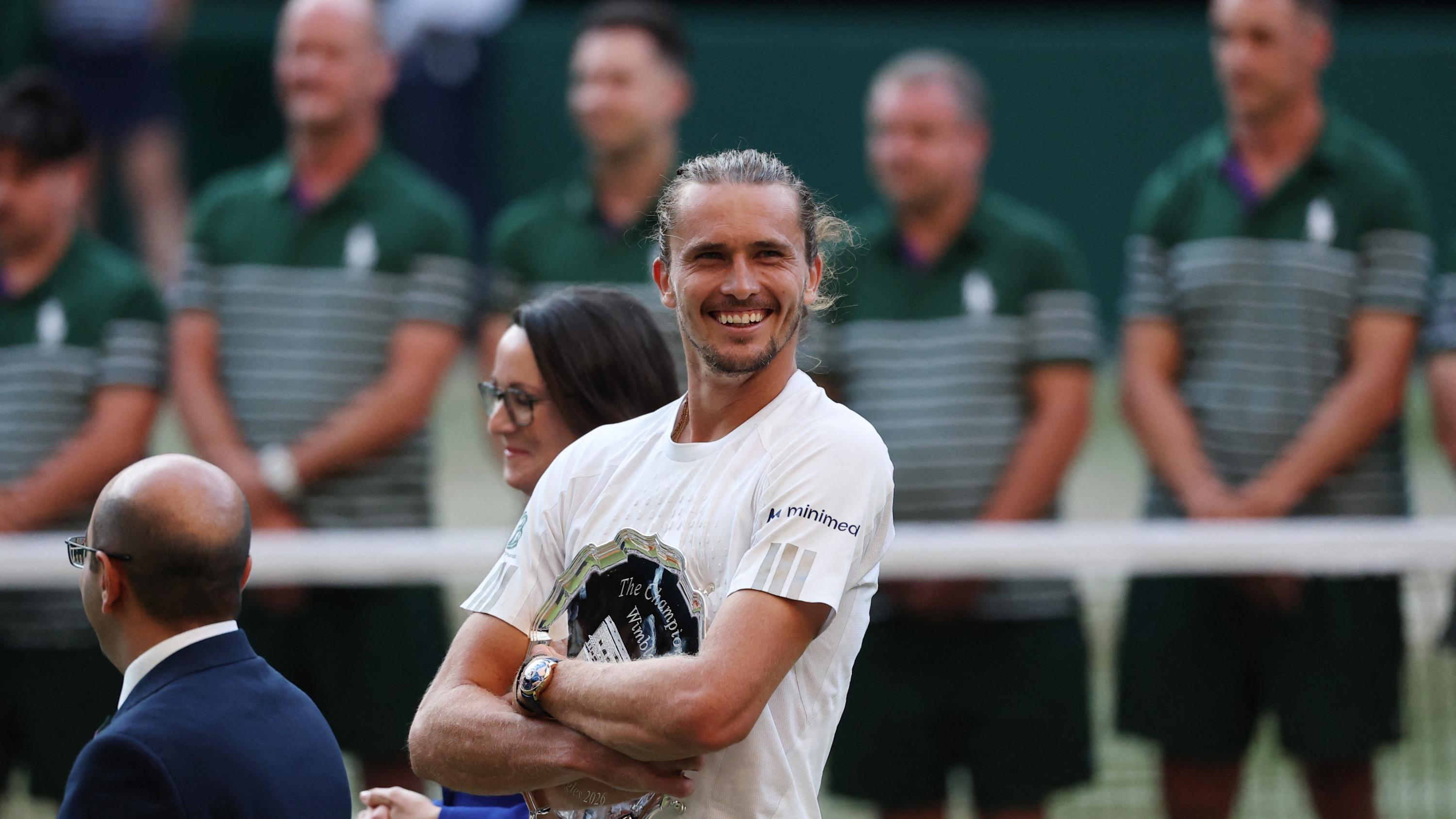 Wimbledon : «Ce n’est pas encore parfait mais on va dans la bonne direction», estime Zverev qui tente de rendre son jeu plus offensif