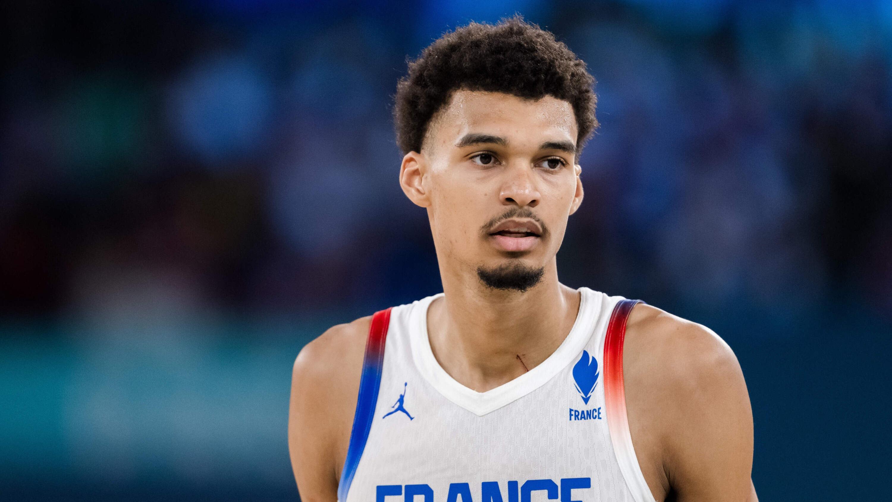 Basket : «Ça fait longtemps que je n’ai pas porté ce maillot», Victor Wembanyama de retour en équipe de France, deux ans après les JO