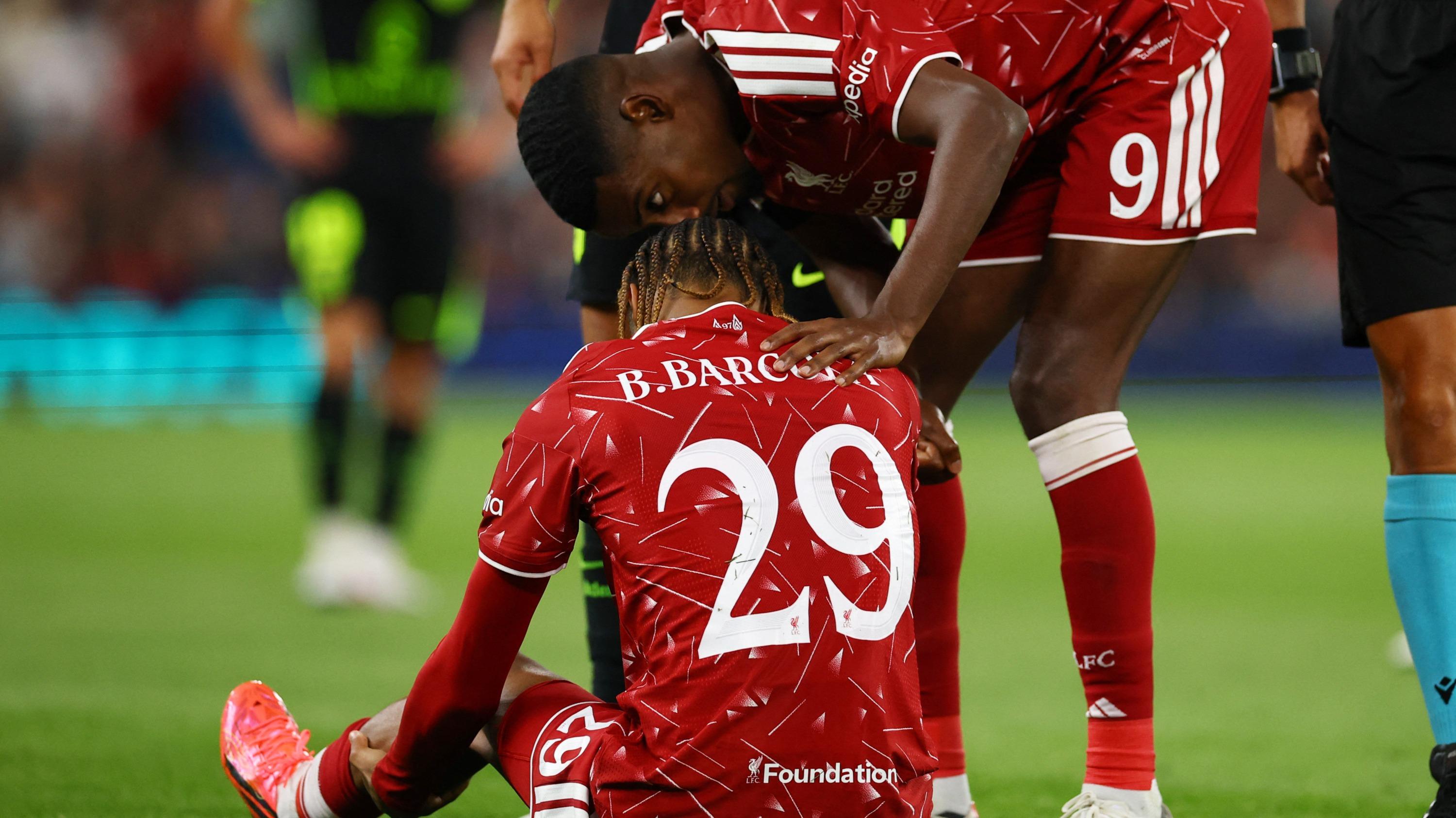 Ligue des champions : pour sa première titularisation avec Liverpool, Bradley Barcola sort sur blessure miniatura