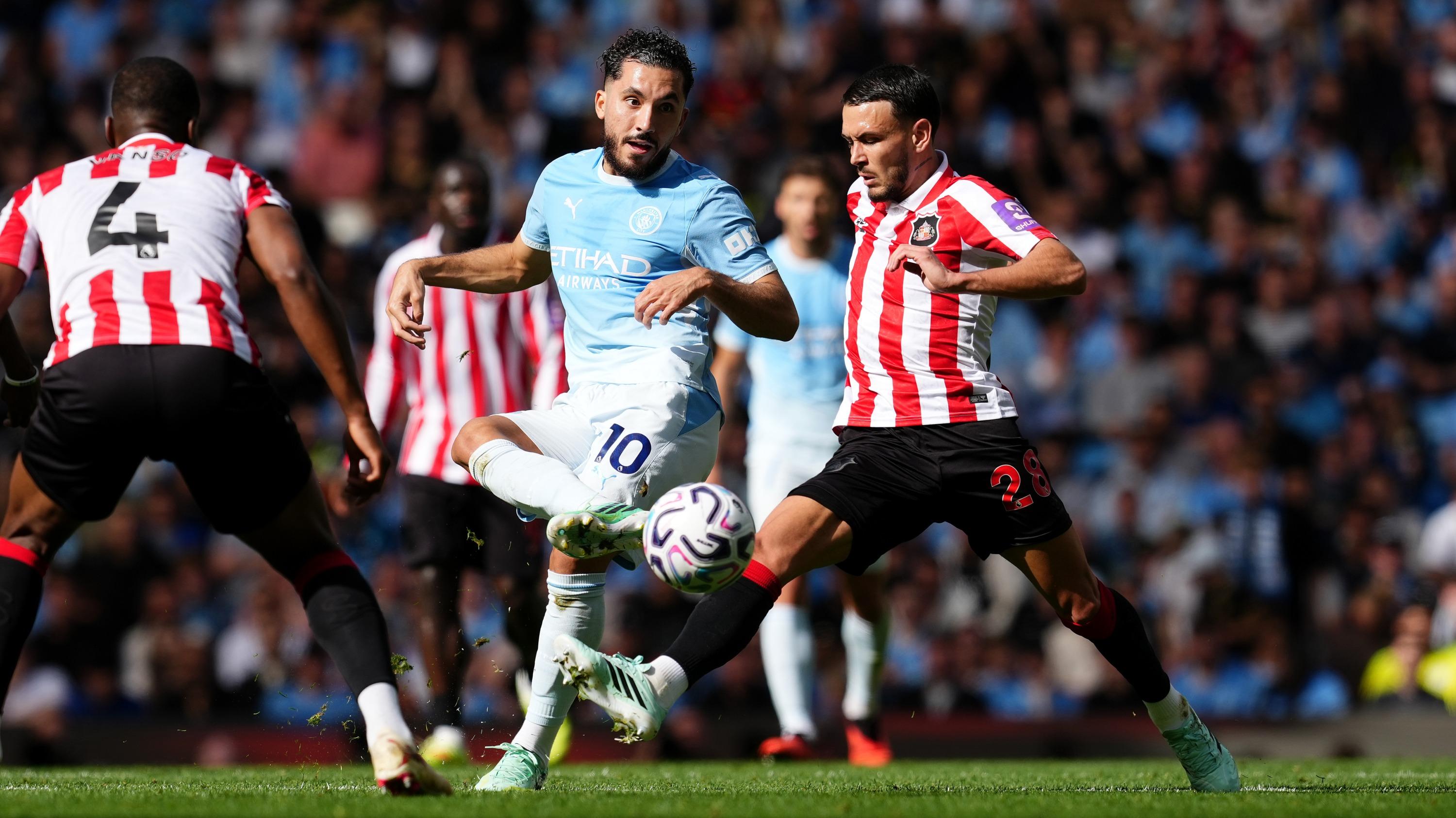 Premier League : en vidéo, le joli but de Rayan Cherki face à Sunderland