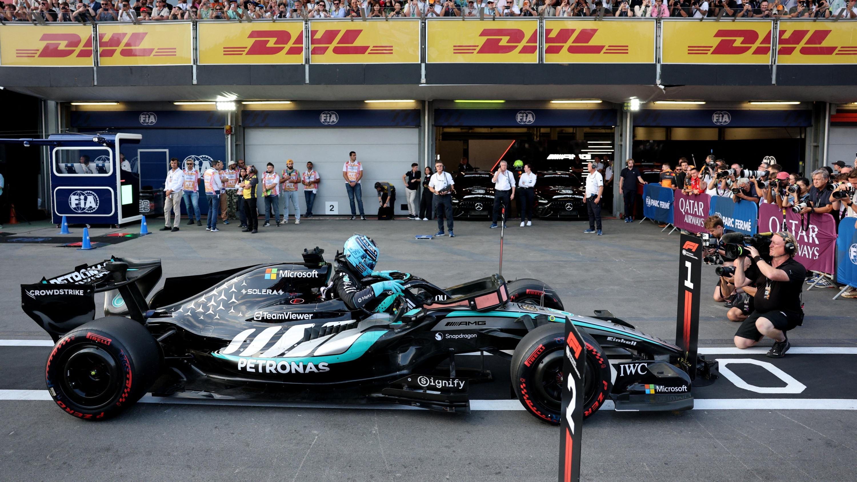 EN DIRECT - Formule 1 : George Russell s’élance en pole en Azerbaïdjan