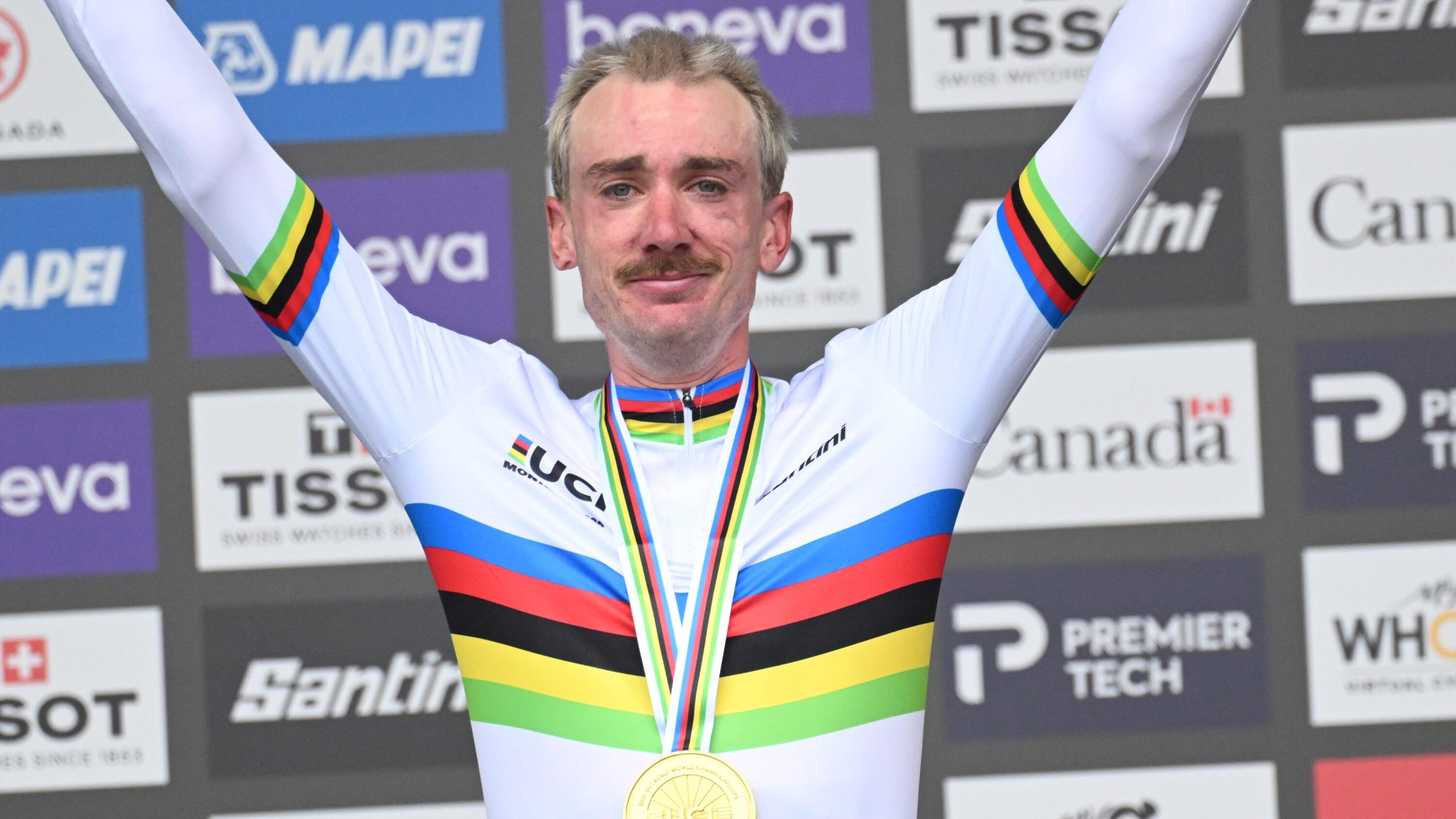 Mondiaux de cyclisme : au service de Pogacar, McNulty voulait le rendre «fier»