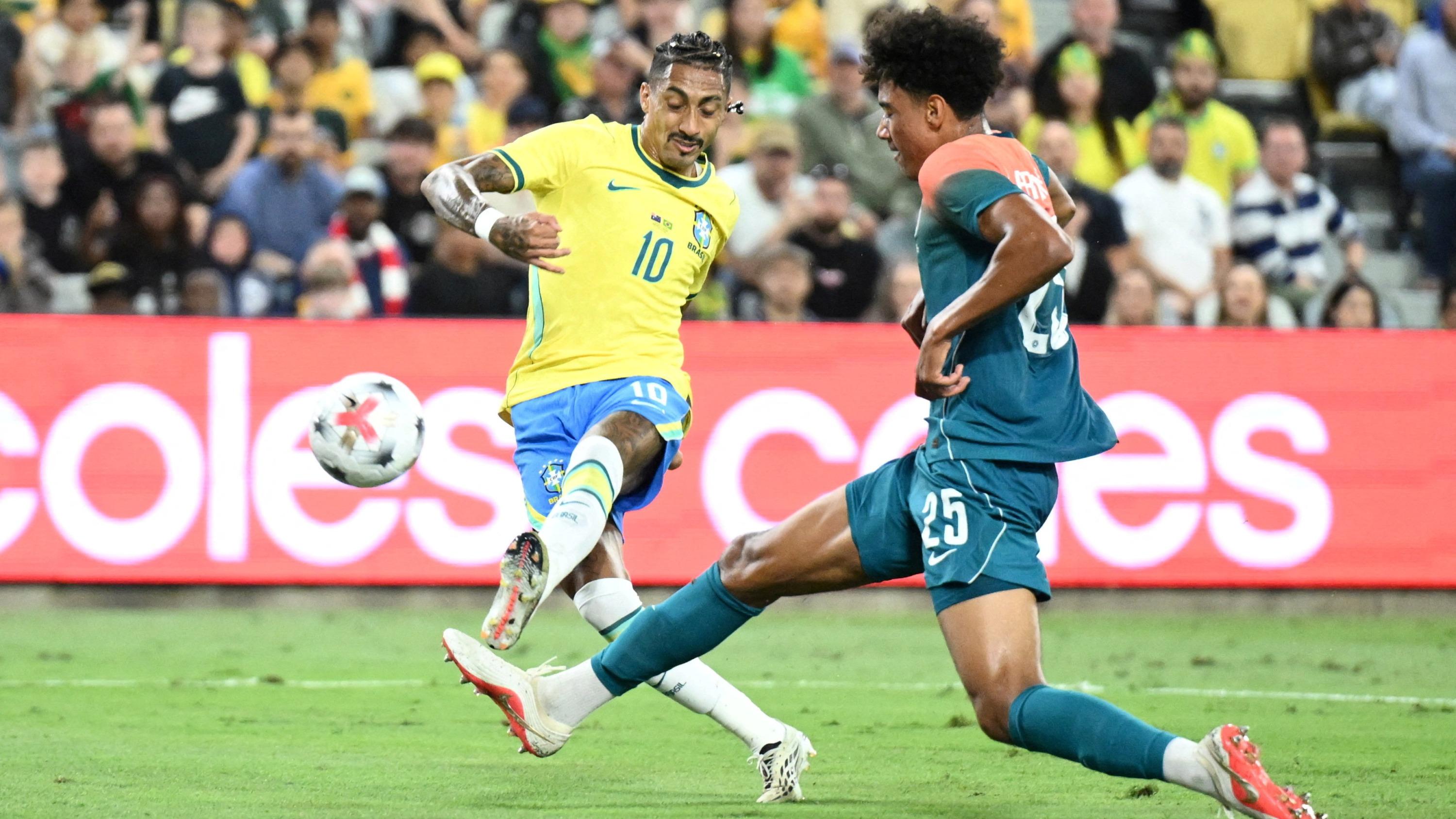 Foot : blessé à une cuisse, le Brésilien Raphinha va manquer le match face à l'Inde