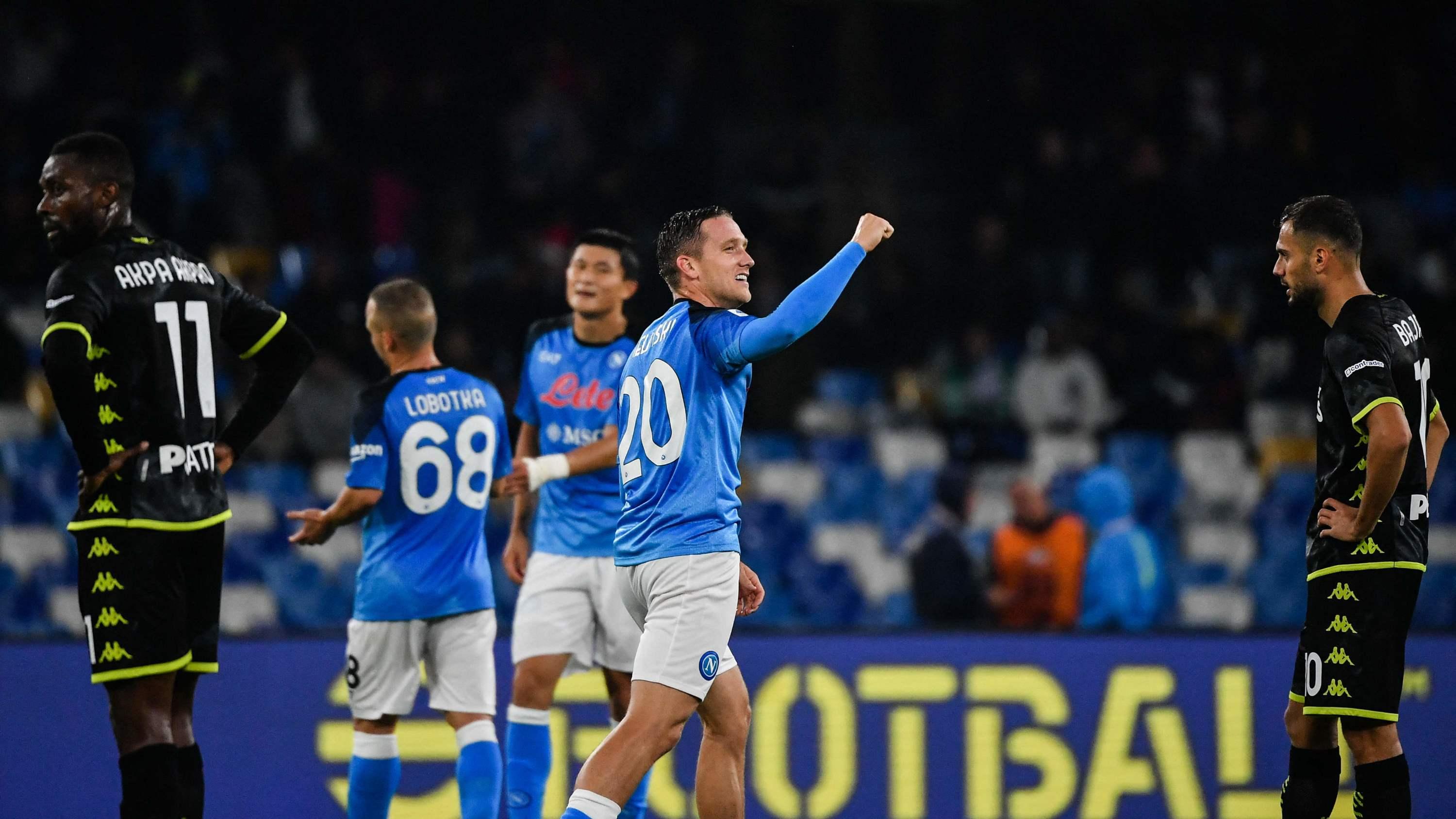 Serie A : Naples assure contre l'Empoli et continue sa course en tête