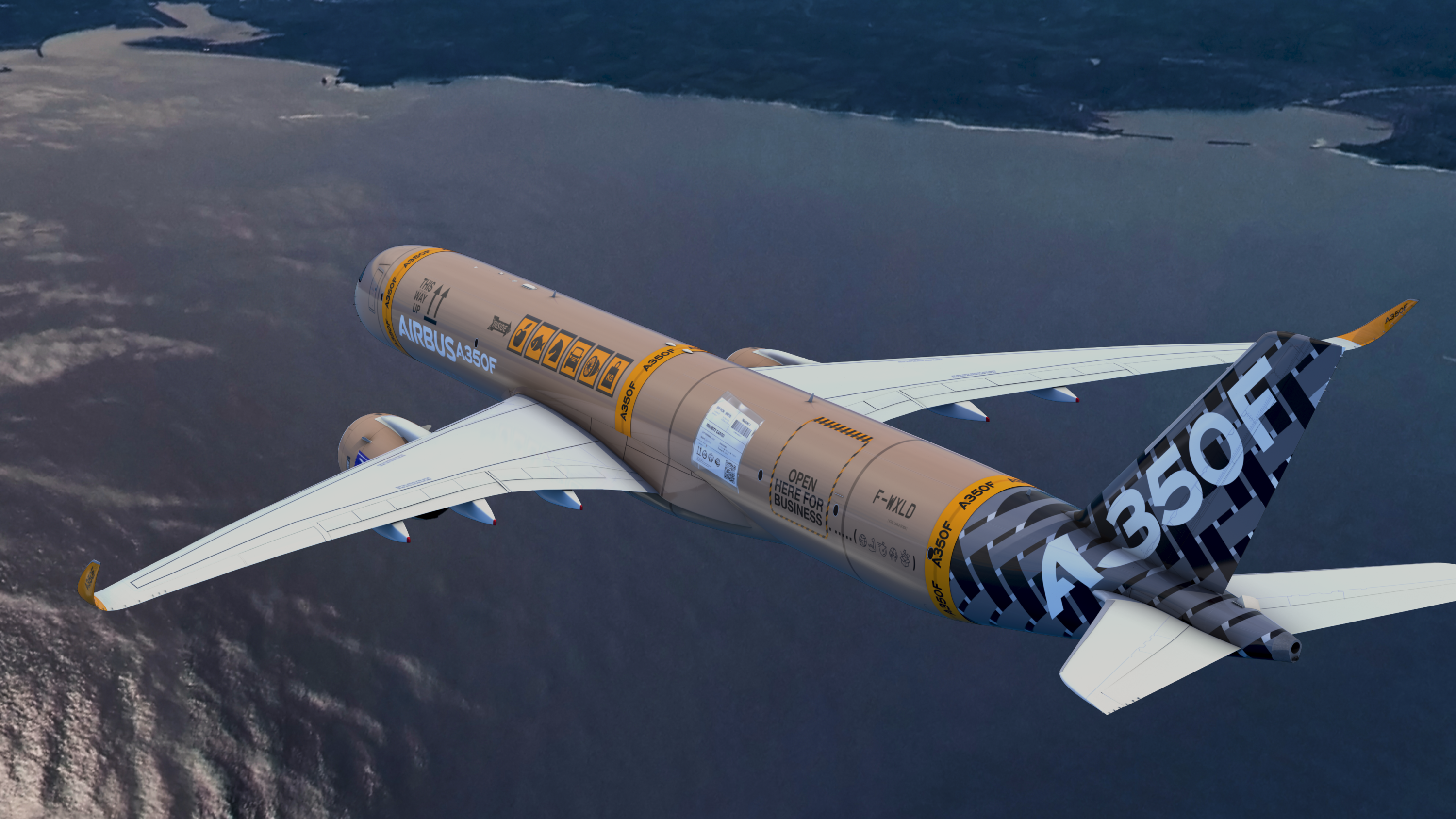 Avec l’A350F, Airbus défie Boeing sur le marché du fret aérien