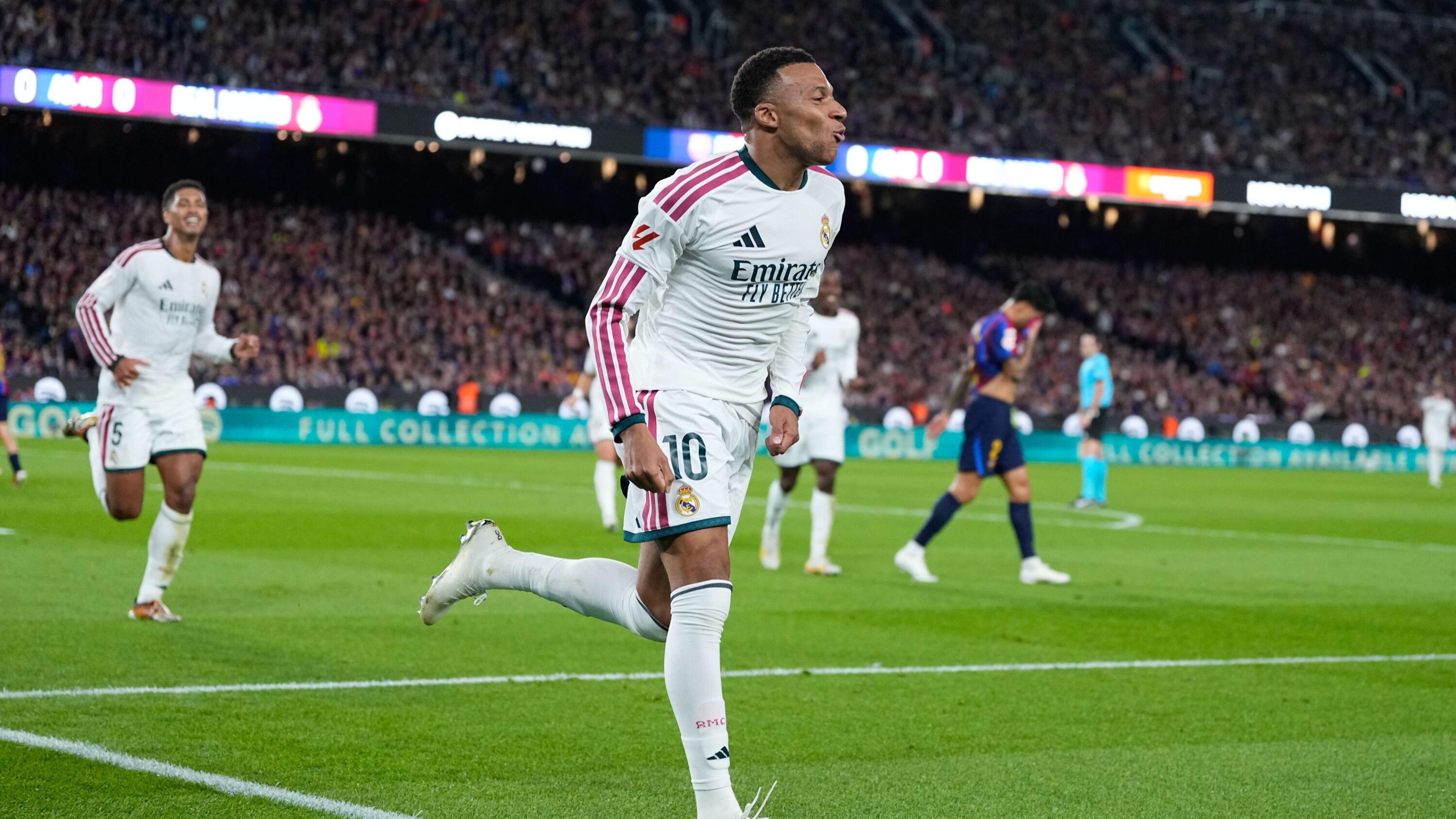 Liga : avant le Ballon d’Or, un Mbappé de gala permet au Real Madrid de mettre K.O. le Barça dans le Clasico