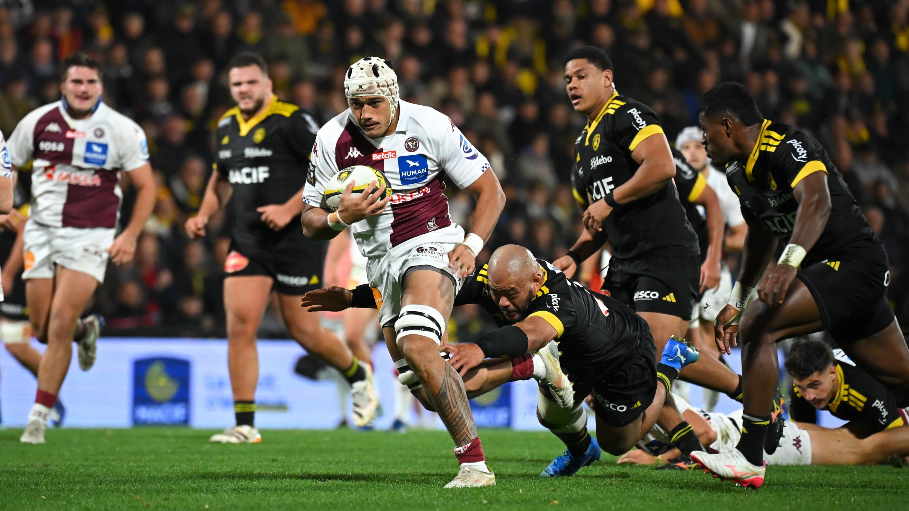 EN DIRECT - La Rochelle-UBB : Bielle-Biarrey et les Girondins mènent la danse face à des Maritimes qui ne cèdent pas