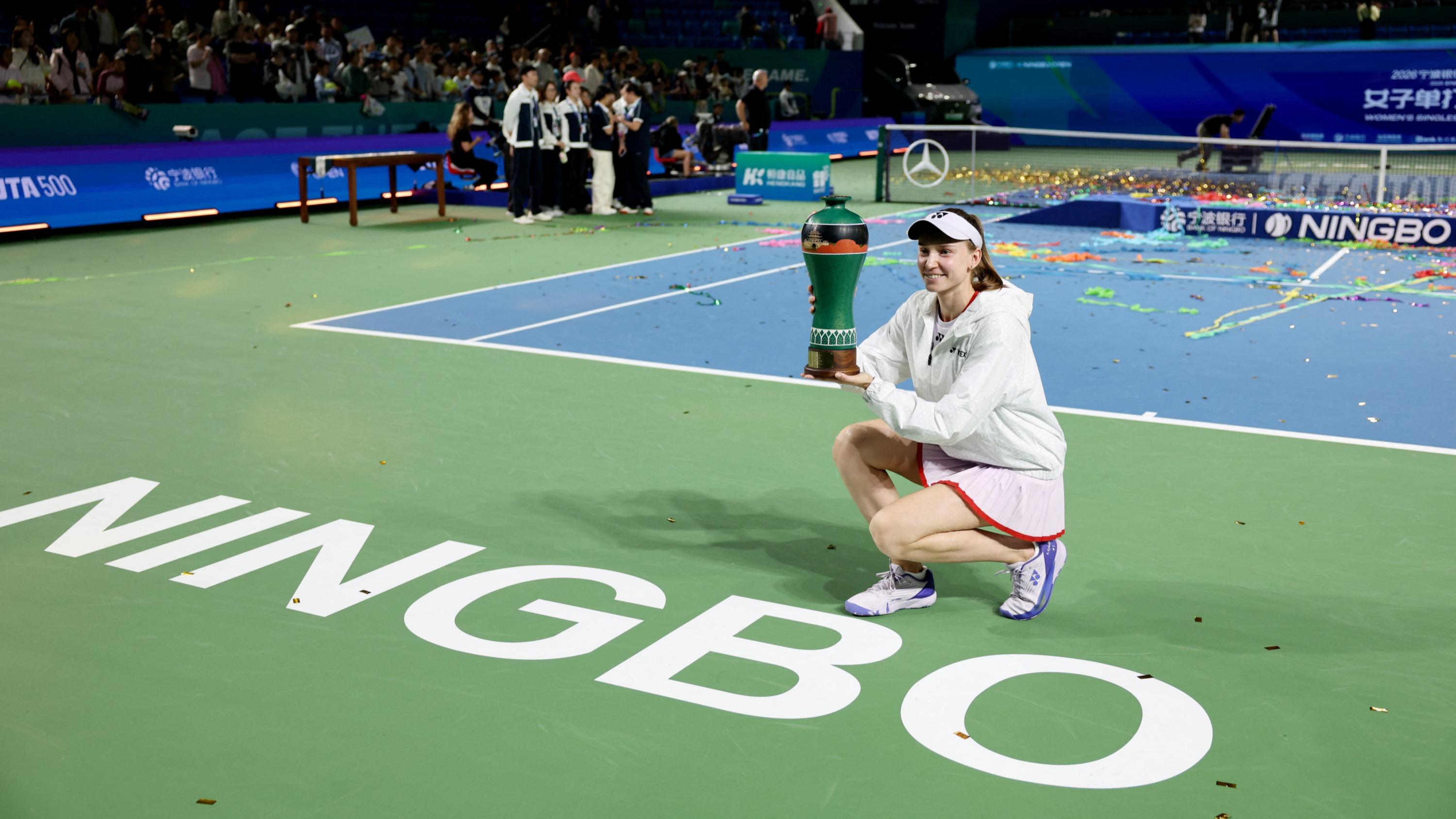 Tennis : Elena Rybakina s’adjuge son 15e titre à Ningbo