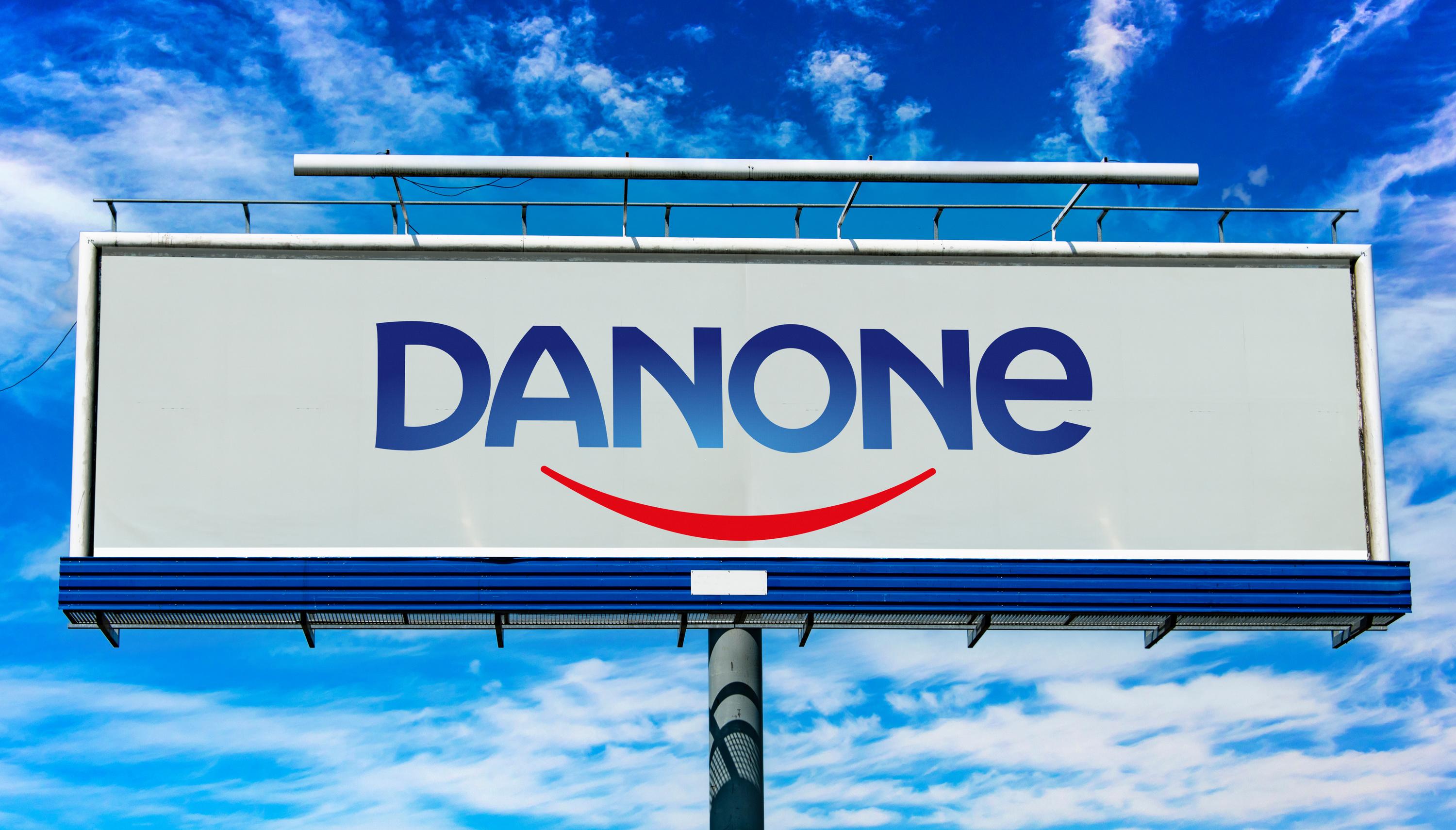 Le cours de Danone chute d'environ 10% à la Bourse de Paris