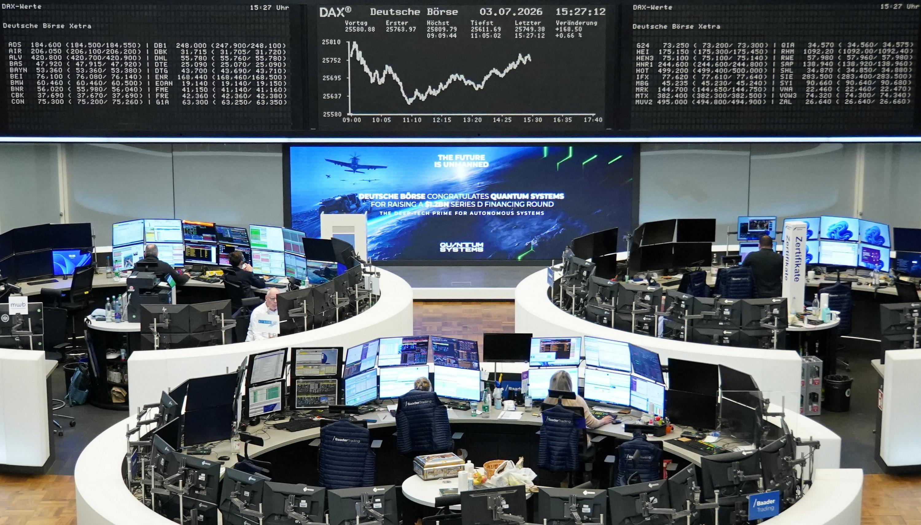 Les Bourses européennes clôturent en hausse