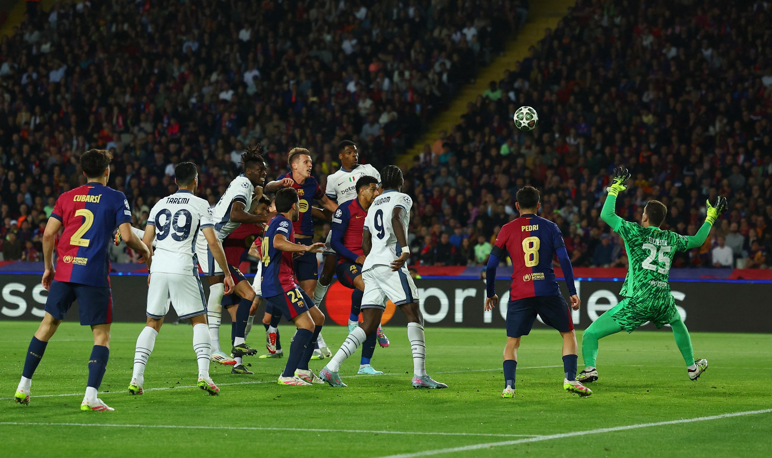 Ligue des champions : au terme d’un match fou, le FC Barcelone et l’Inter Milan se quittent dos à dos