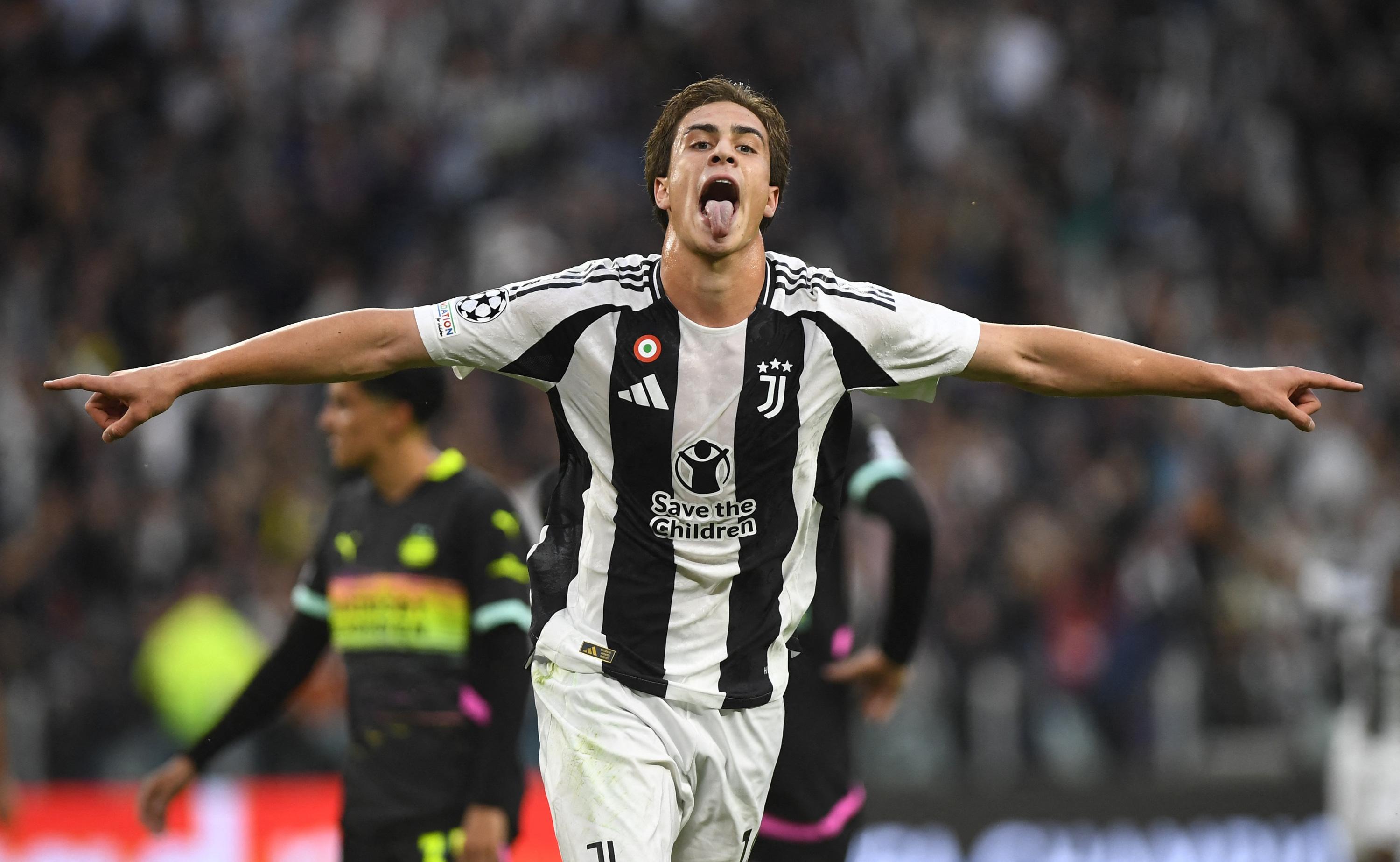 Ligue des champions : en vidéo le premier but magnifique de la pépite Yildiz (Juventus)