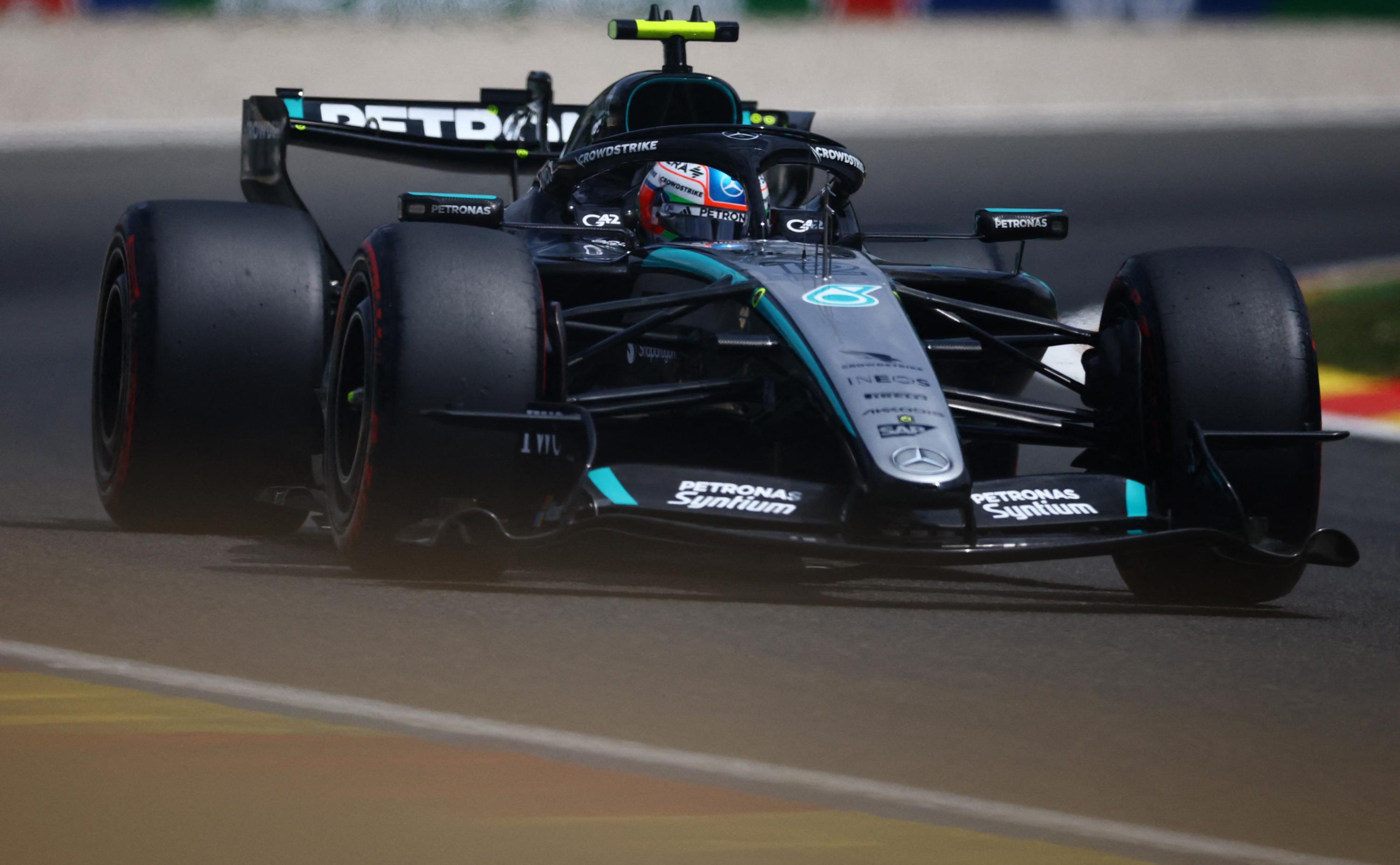 Formule 1 : Antonelli meilleur temps de la 3e séance d’essais libres à Spa-Francorchamps, Hamilton percute le mur