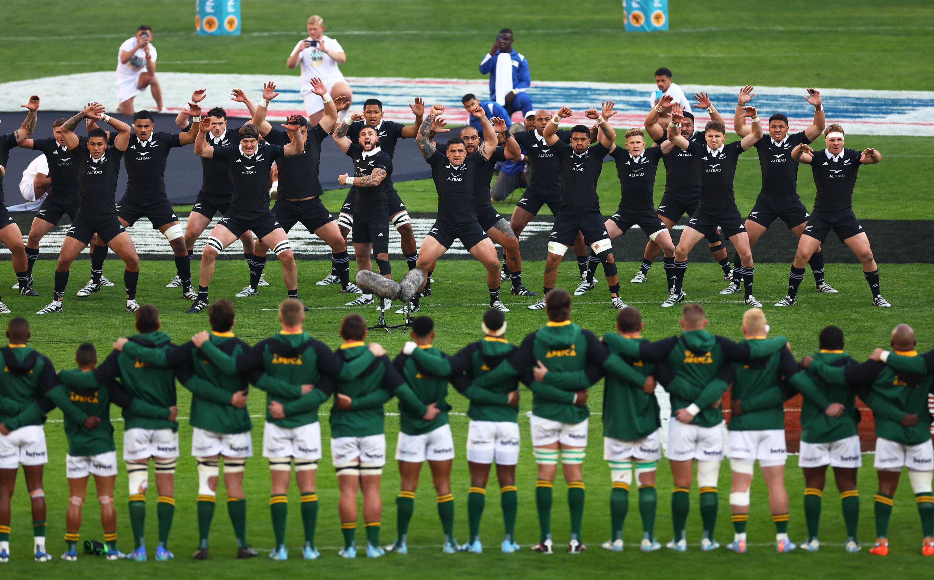 Rugby : l'Afrique du Sud s'excuse après l'interruption du haka des All Blacks