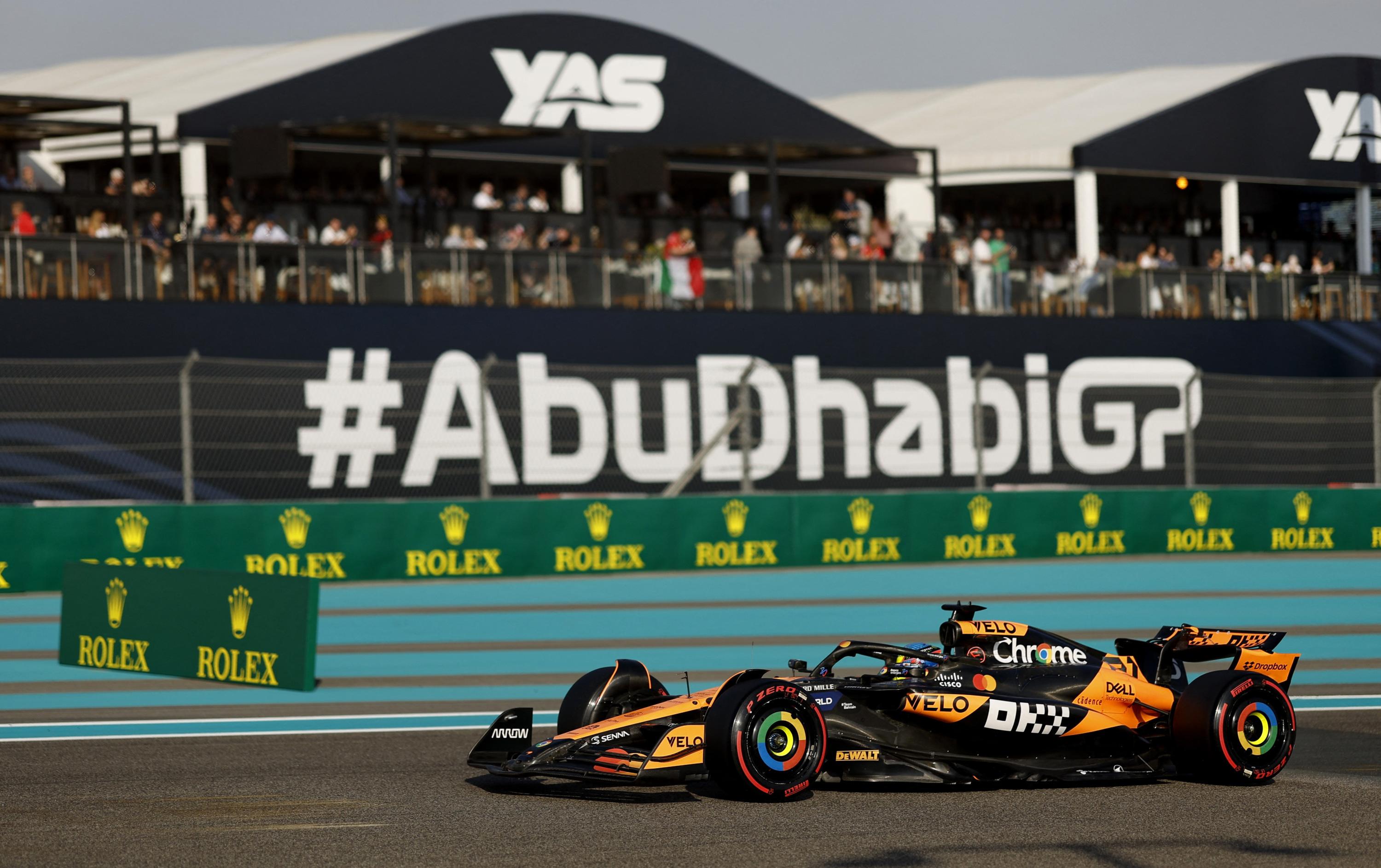 Formule 1 : les deux McLaren en tête de la troisième séance d’essais libres du GP d’Abu Dhabi