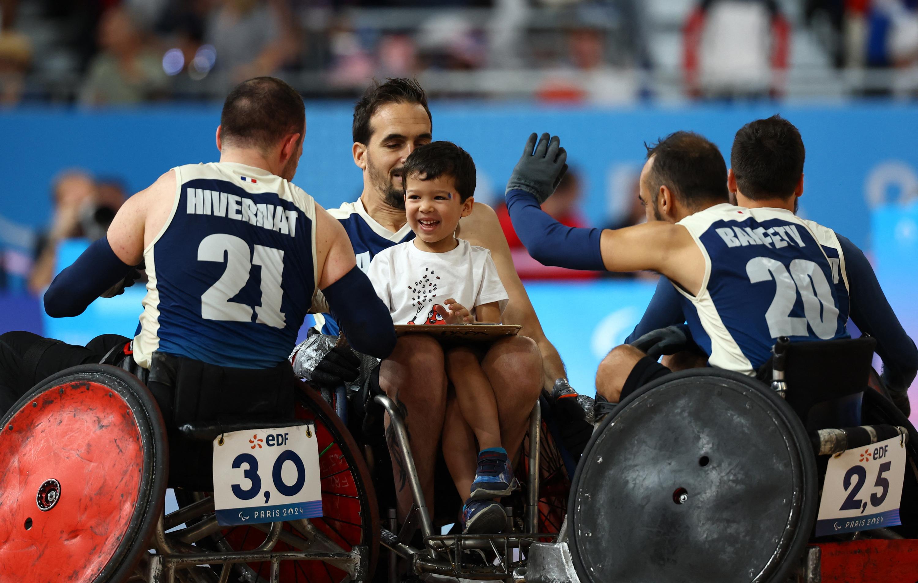 Jeux paralympiques: la France cinquième en rugby fauteuil, sa meilleure performance dans son histoire