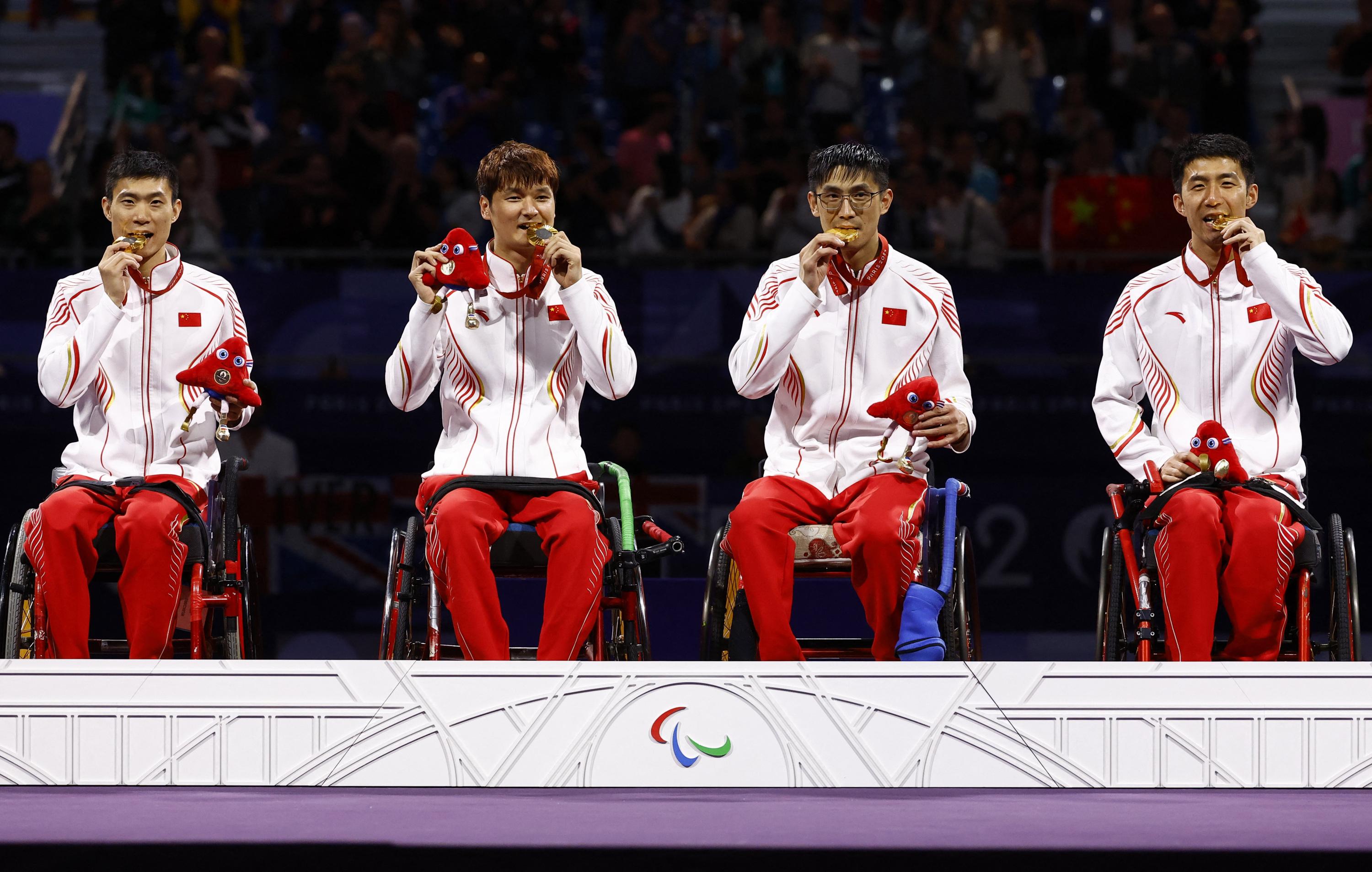 Jeux paralympiques: Avec 220 médailles dont 94 en or, la Chine décidément intouchable