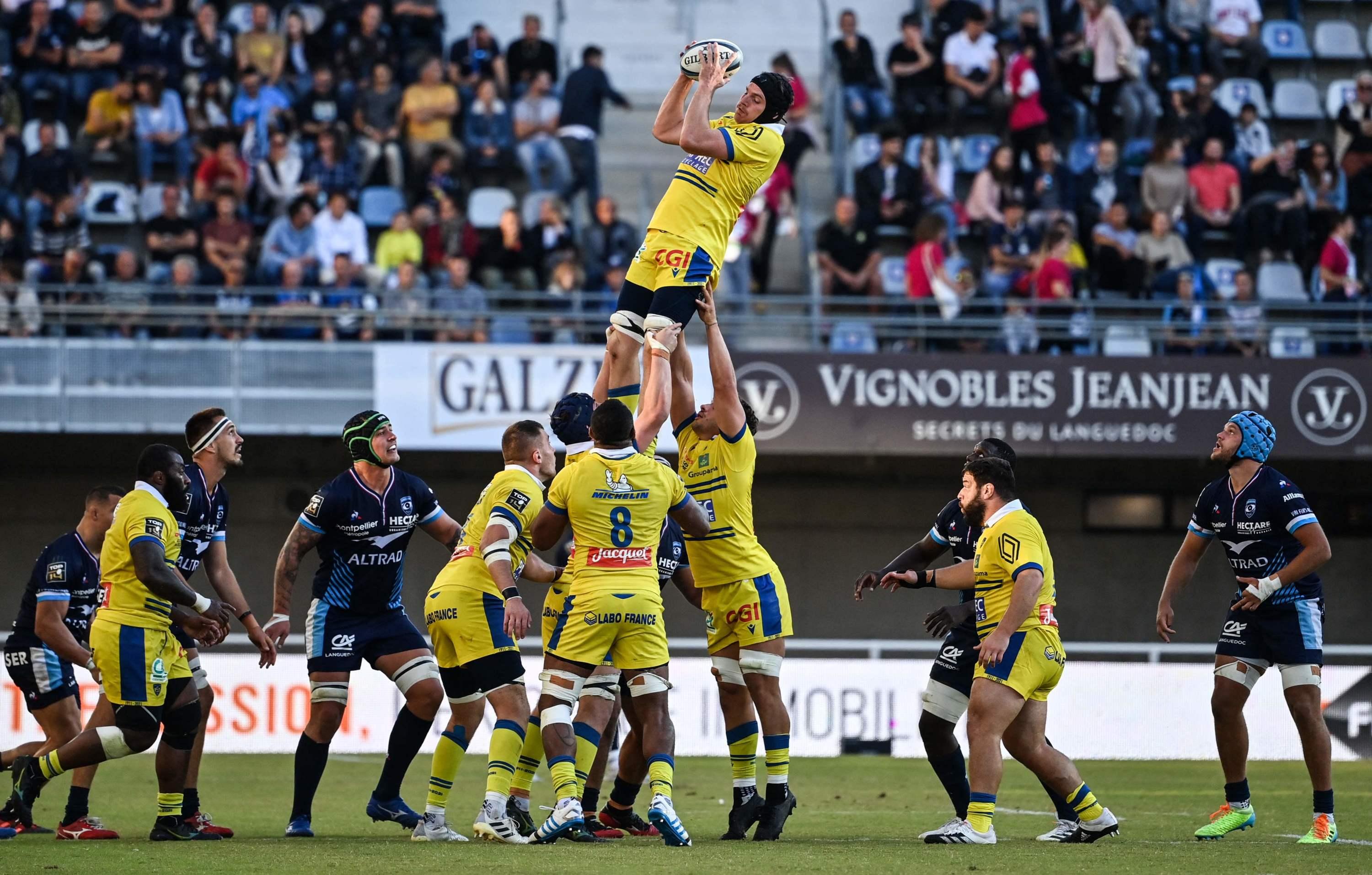 Top 14 : Clermont se donne de l'air en gagnant à Montpellier