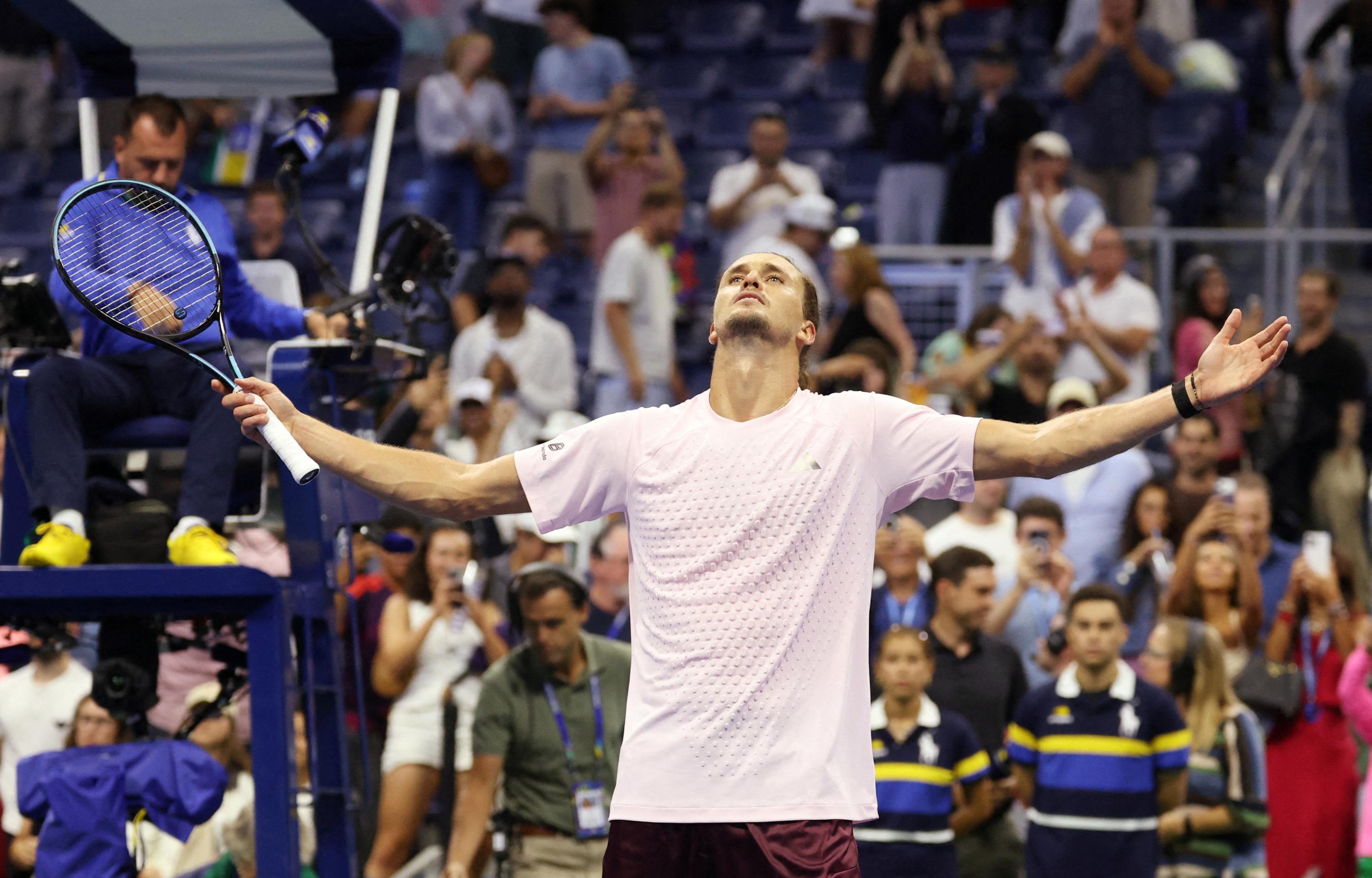 US Open : Alexander Zverev a frôlé la sortie de route d’entrée