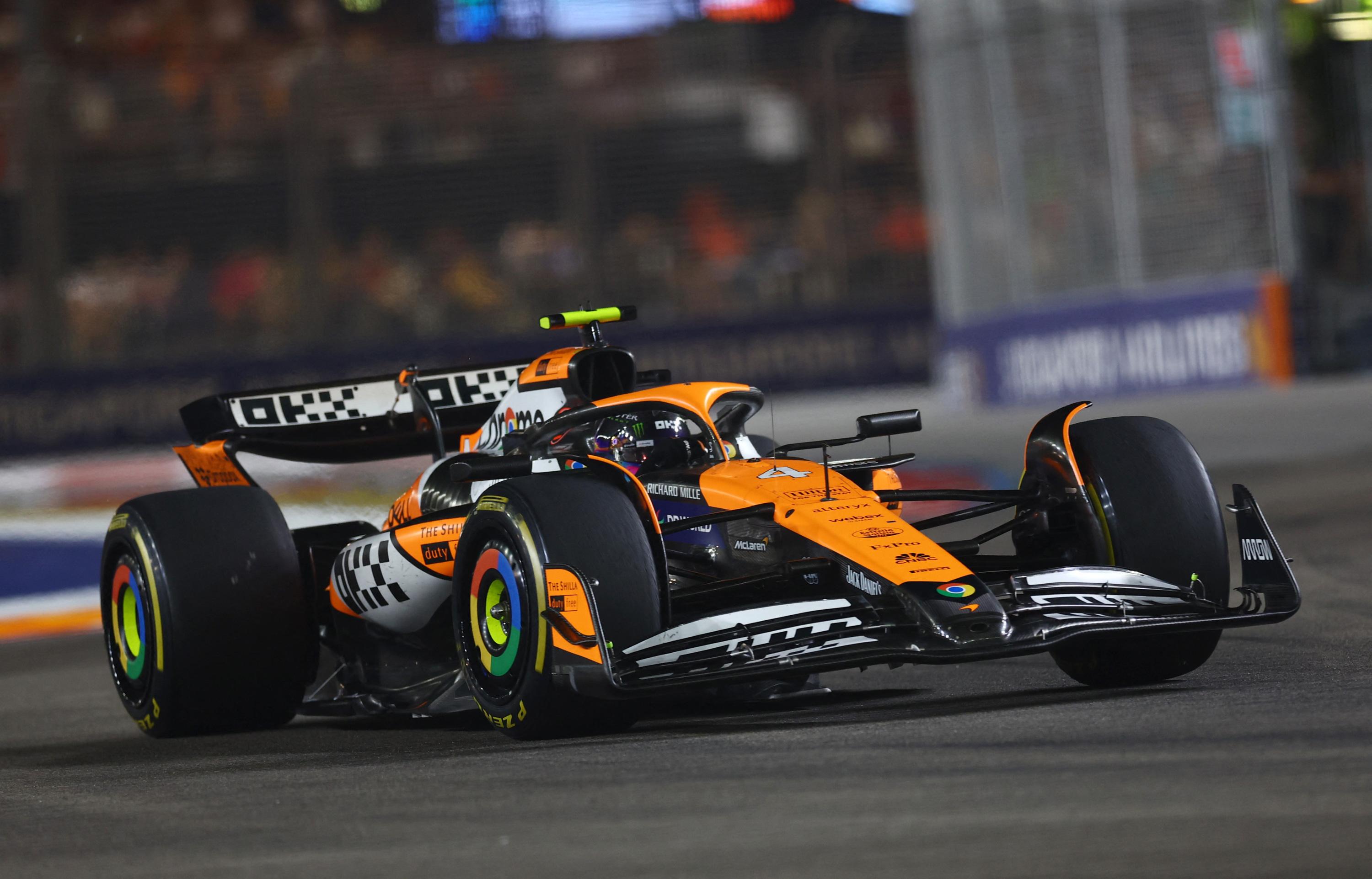 Formule 1 : revivez le show Lando Norris au GP de Singapour