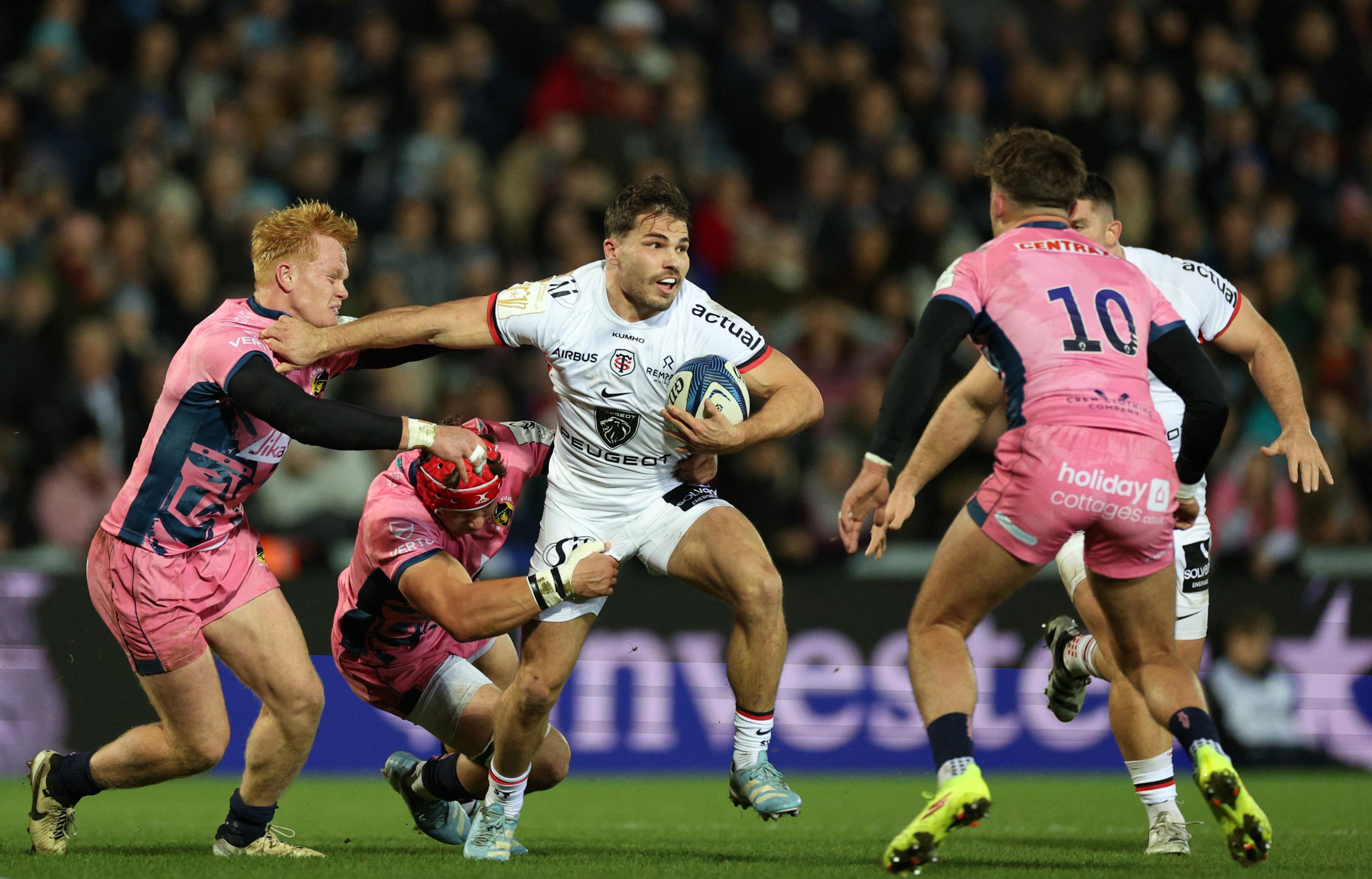 Rugby, Champions Cup : Antoine Dupont victime d’une entorse à un pouce