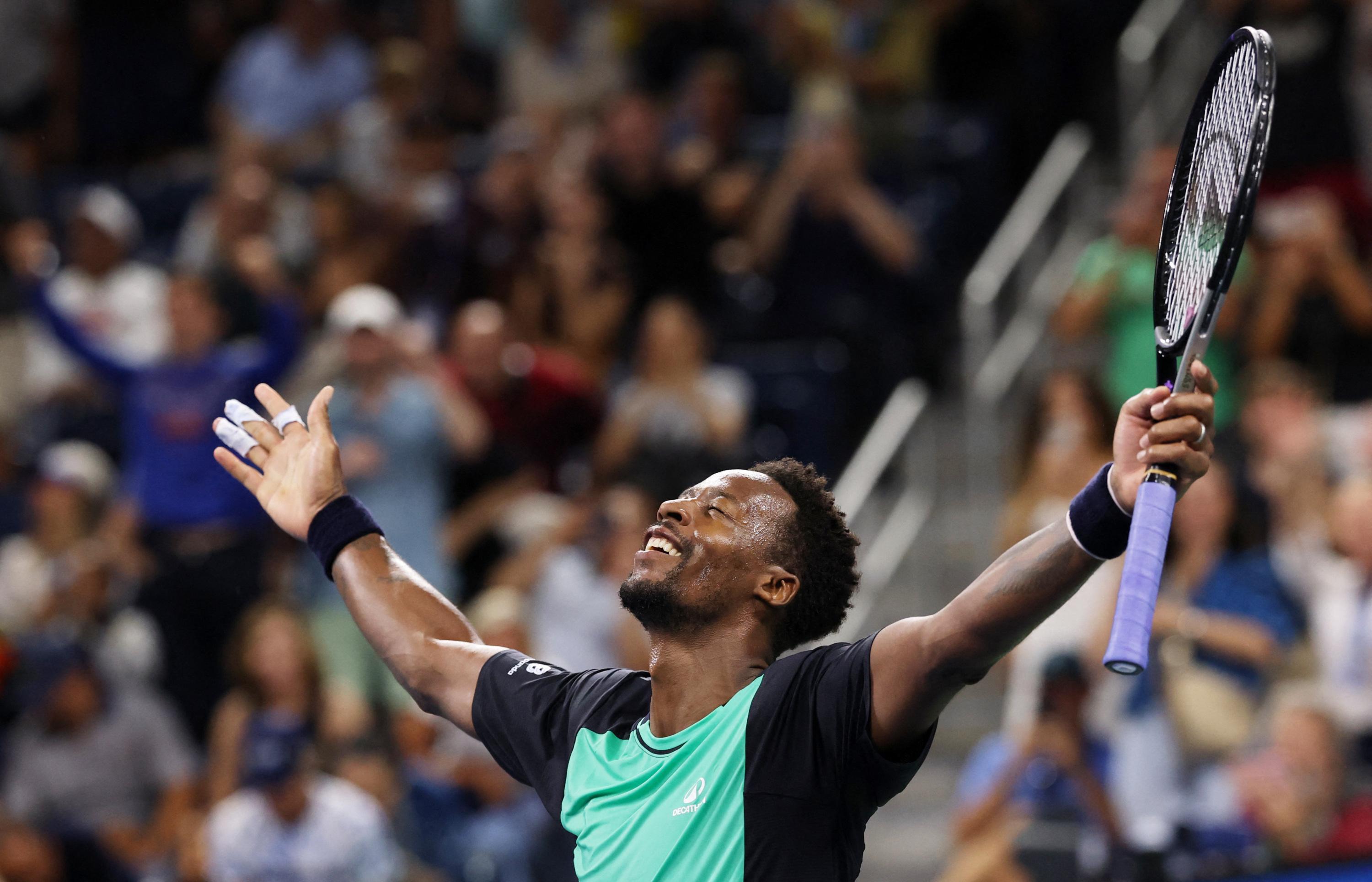 «Je ne me sens pas si mal» : Gaël Monfils se qualifie pour le deuxième tour de l’US Open, à New York, le jour de ses 40 ans