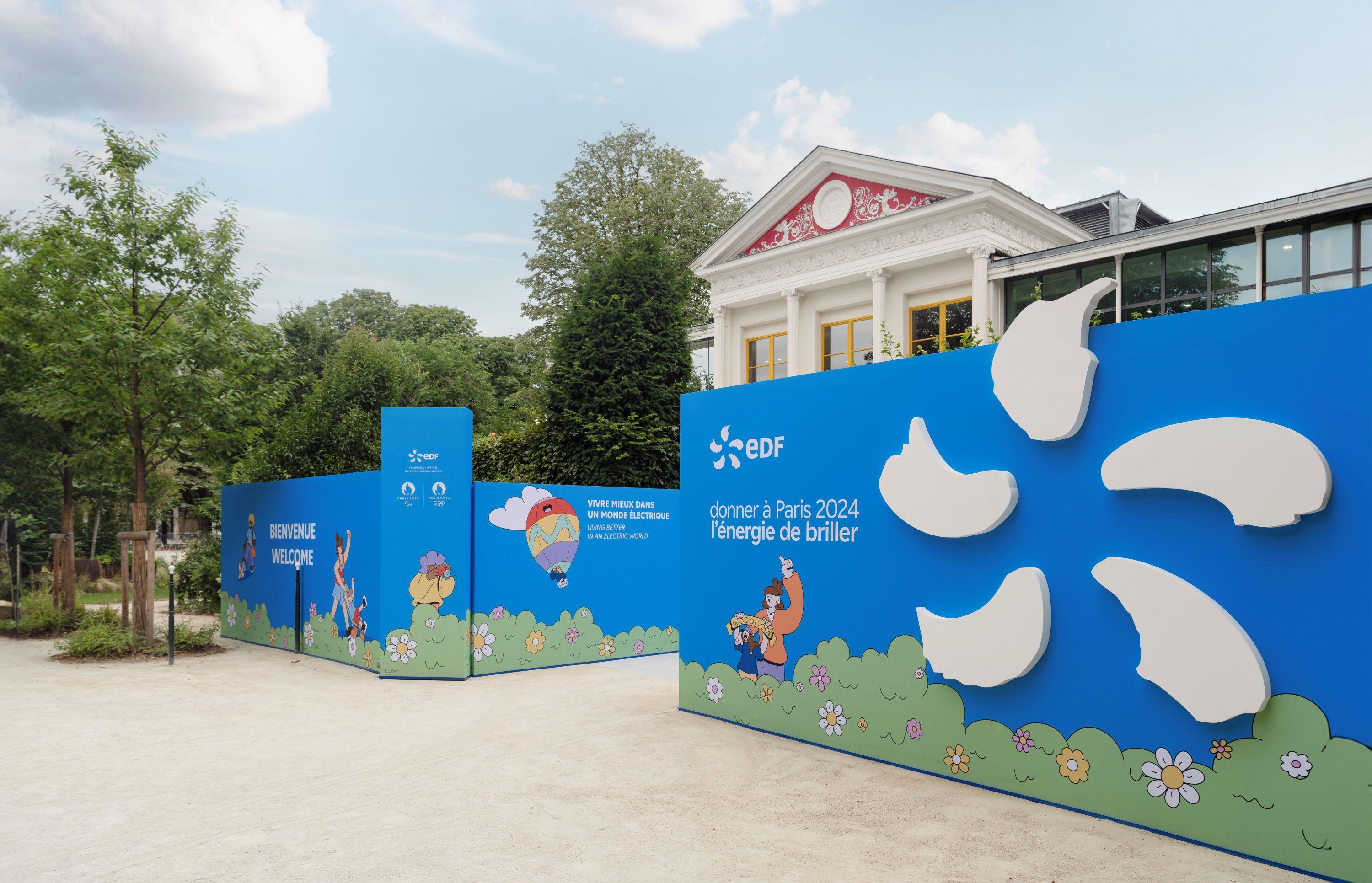 JO Paris 2024 : piscine géante, course fauteuil... le «Pavillon EDF» inauguré à deux semaines des Jeux