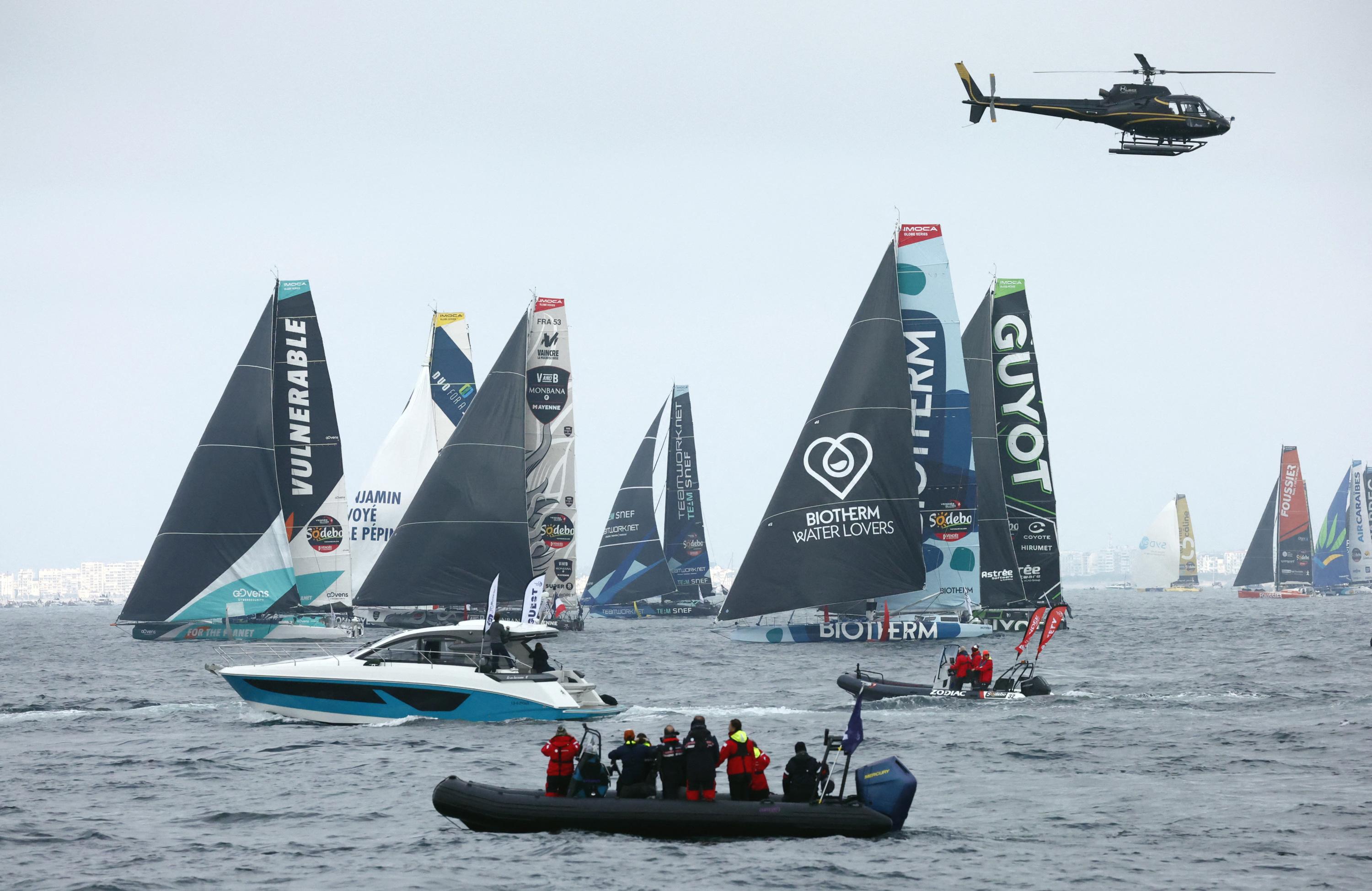 Vendée Globe : le départ de la 10e édition a été donné au ralenti