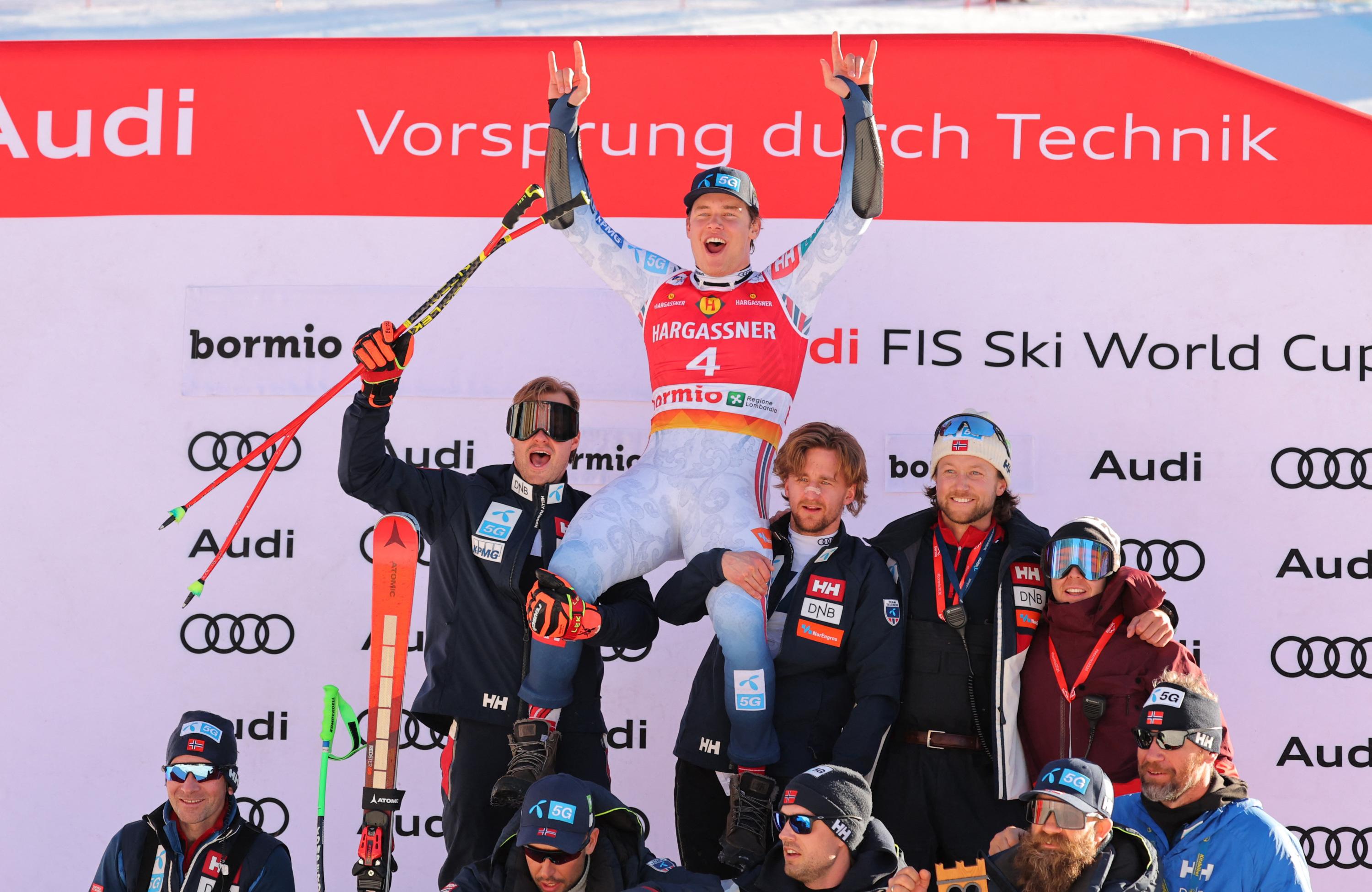 Ski alpin : Moeller s’impose sur le super-G de Bormio, deux Français dans le top 10