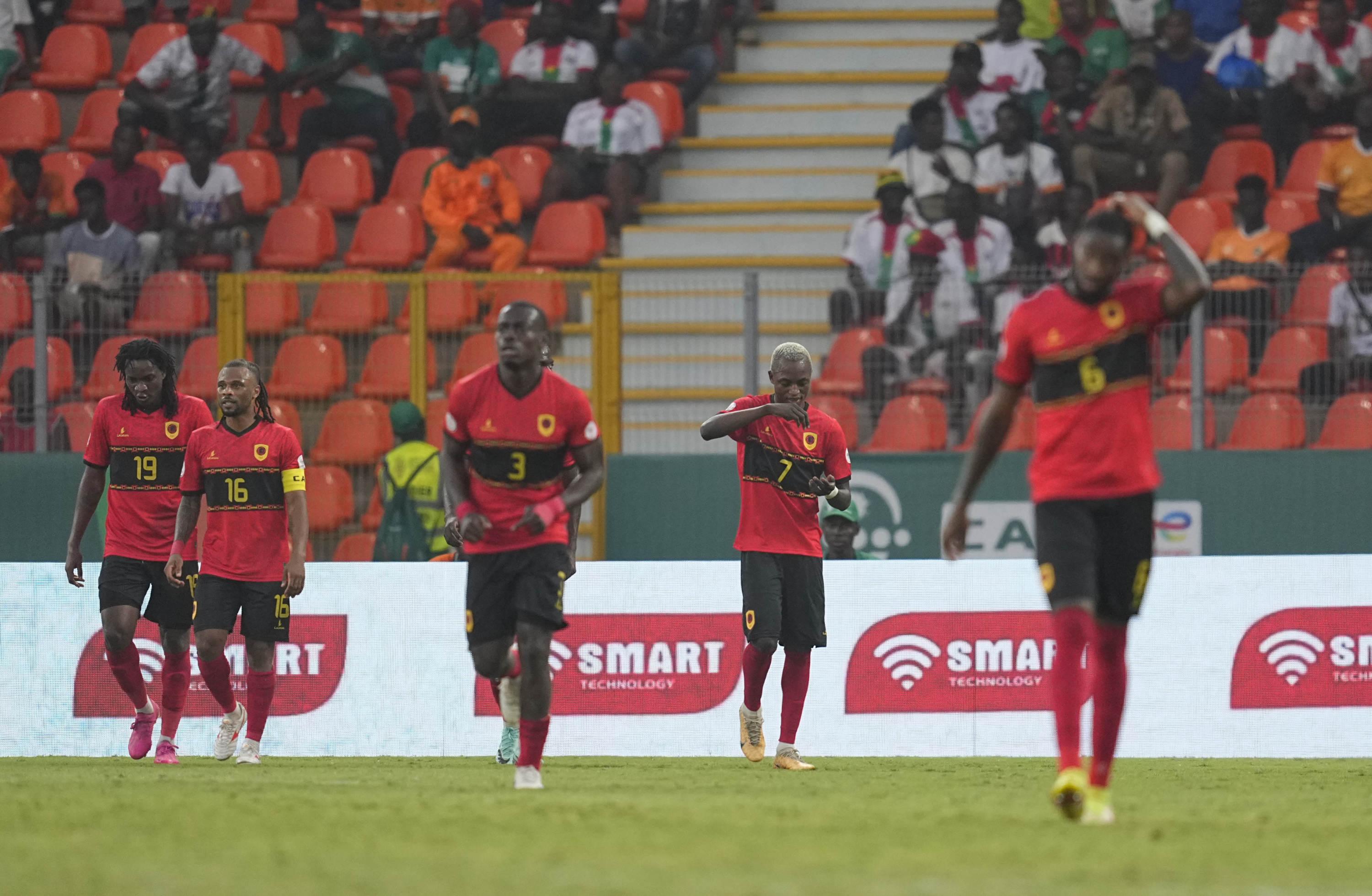 CAN: L'Angola devra faire sans trois de ses joueurs pour son huitième de finale