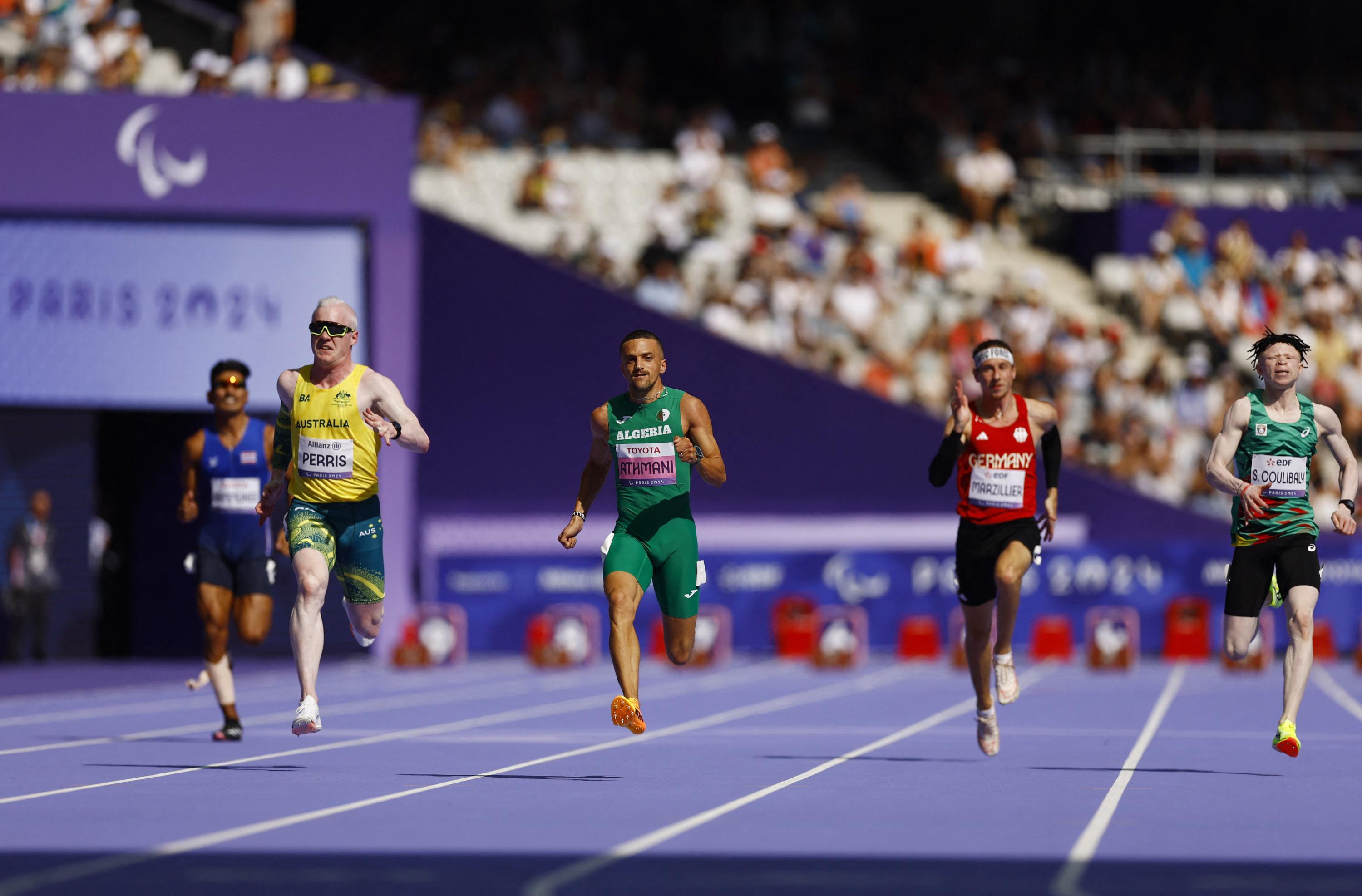 Jeux paralympiques: Félicien Siapo termine au pied du podium sur le 100m para athlétisme