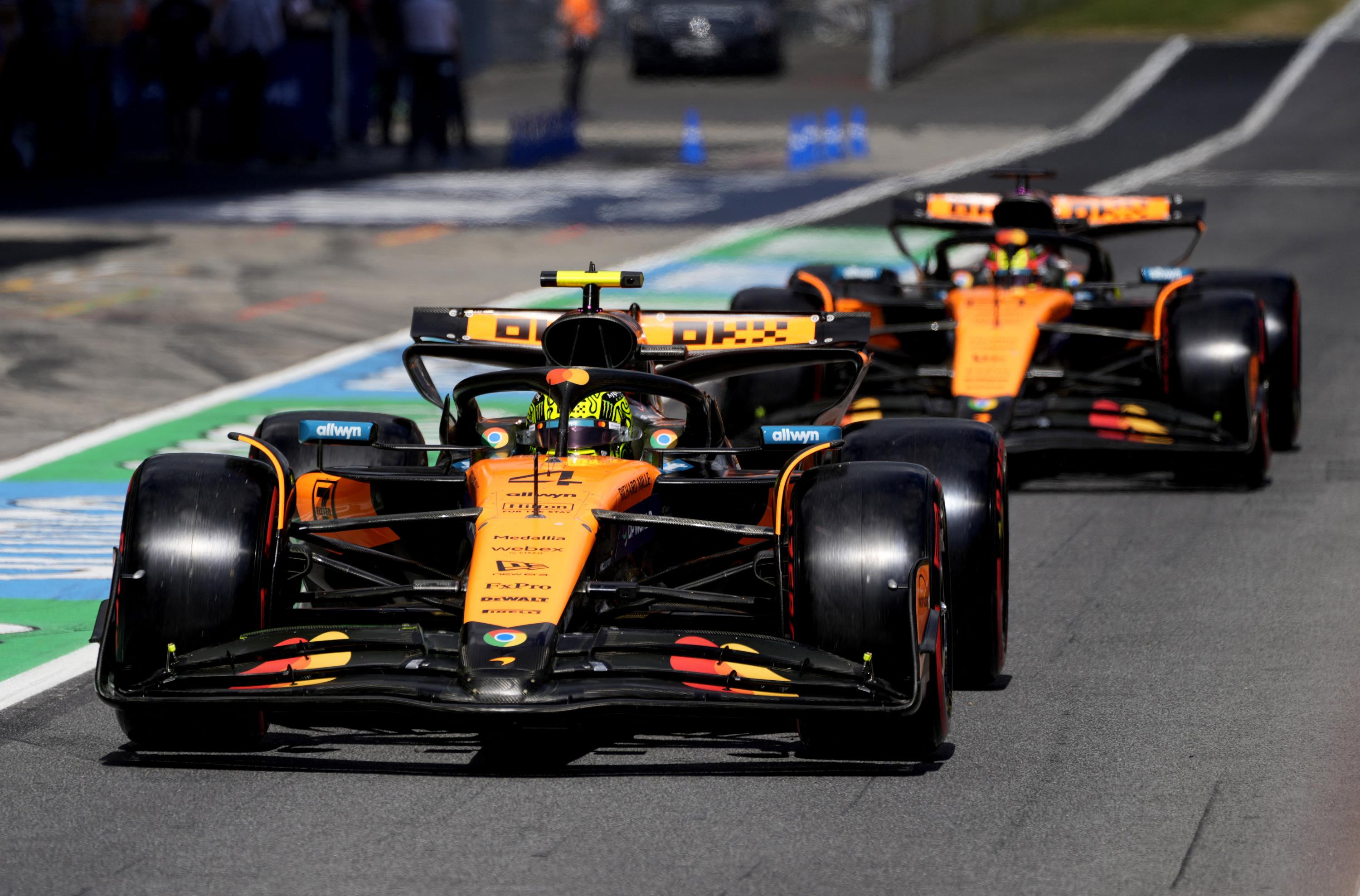 Formule 1 : Norris signe la pole position en Autriche devant Leclerc et Piastri