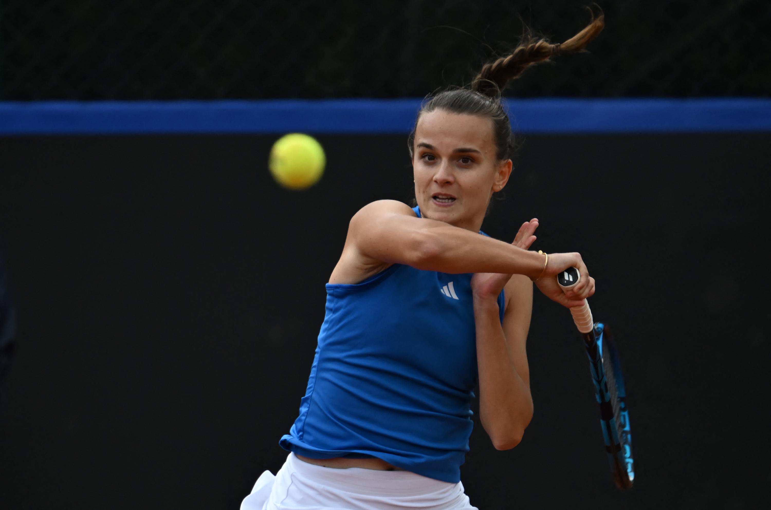 Tennis : la France et la Colombie à égalité après la première journée de BJK Cup