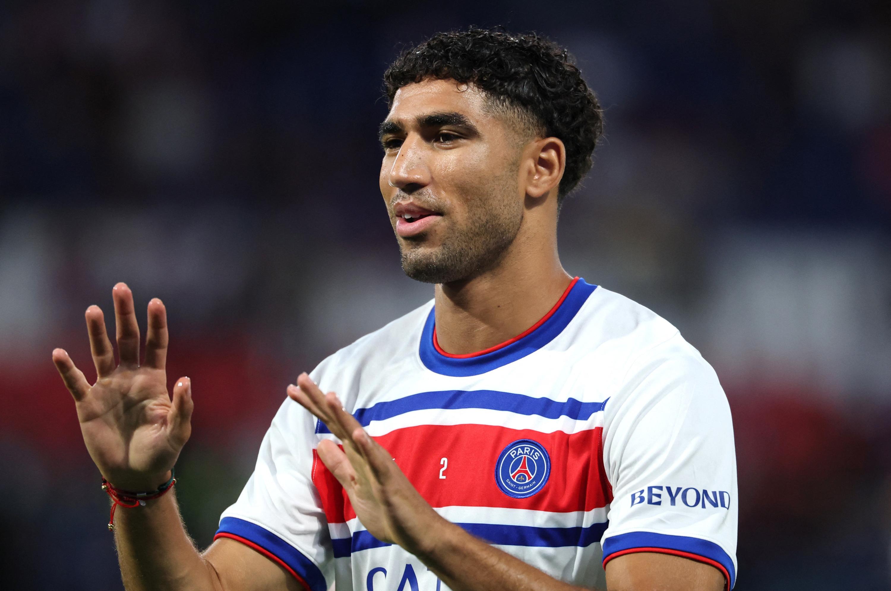 Ligue 1 : Hakimi a repris l’entraînement avec le Paris SG, mais à l’écart du groupe