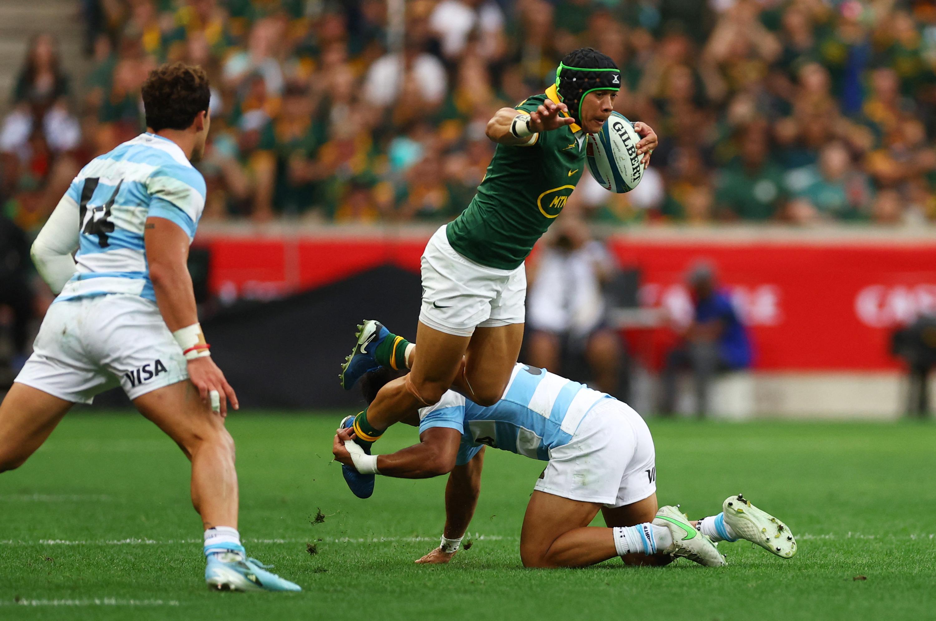 Rugby Championship : en vidéo, le résumé de la démonstration des Springboks face à l’Argentine