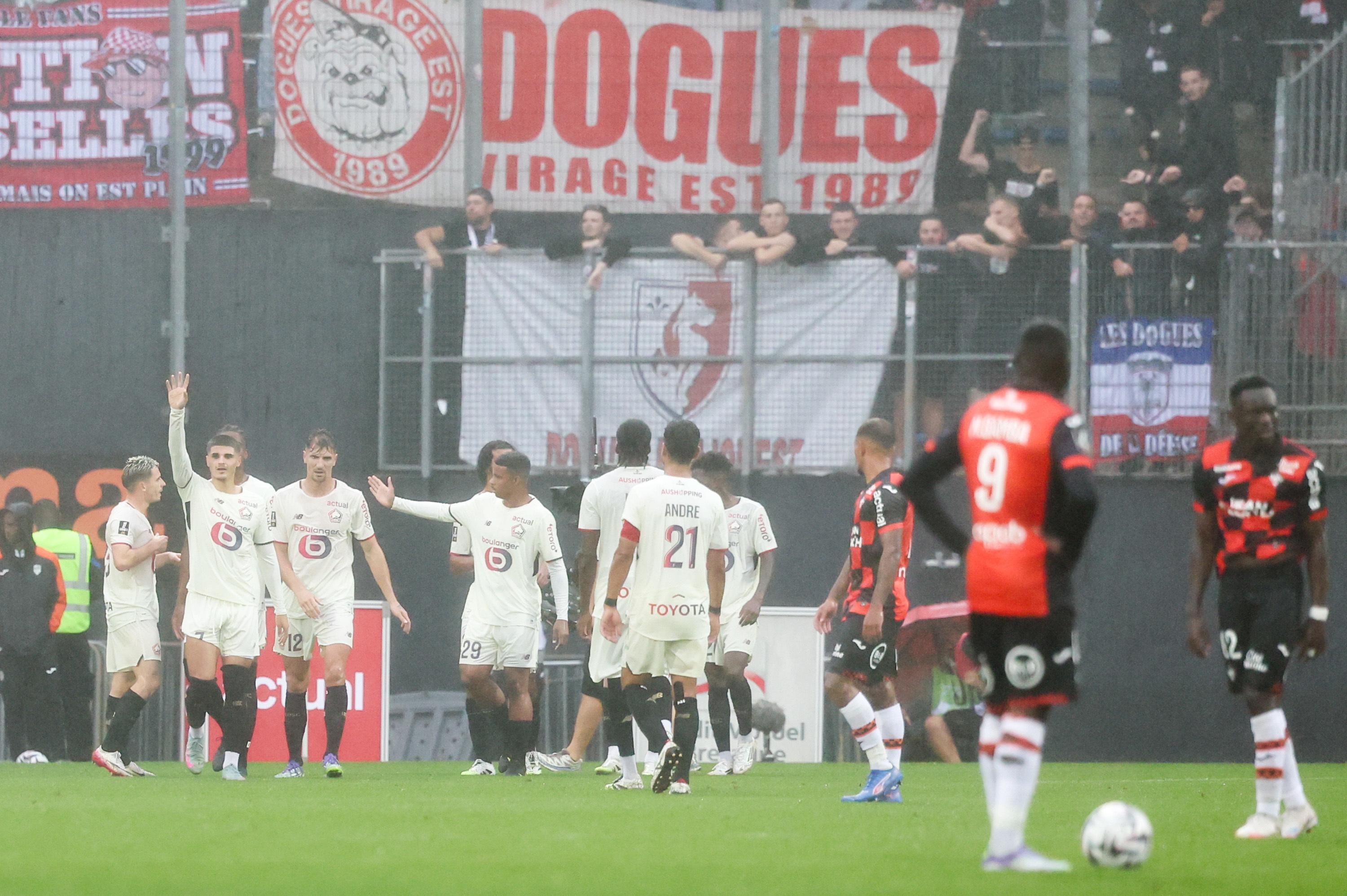 Ligue 1 : sans Giroud, Lille humilie Lorient au Moustoir