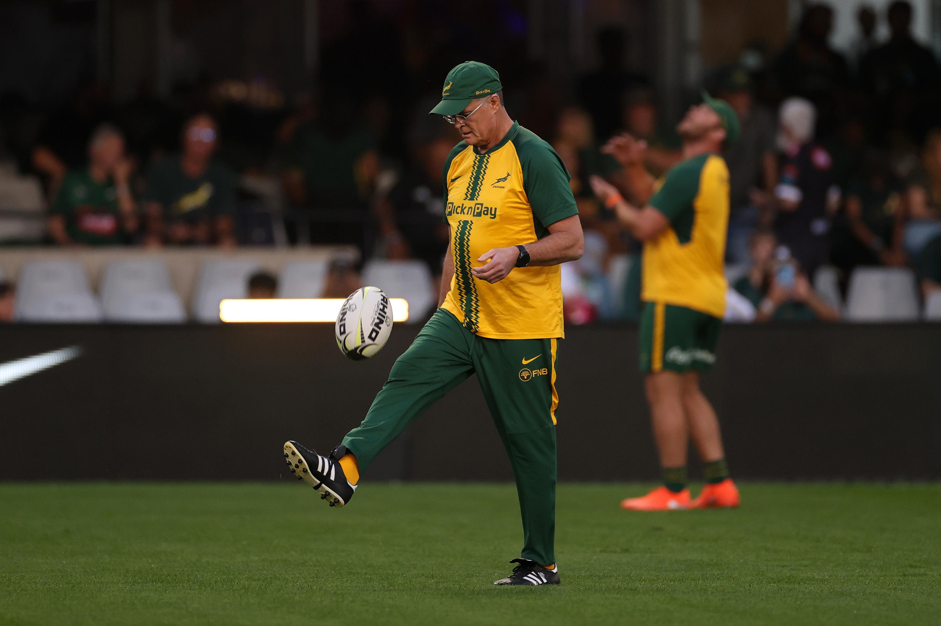 Afrique du Sud-Nouvelle-Zélande : «Ce sera agréable d’aborder le prochain match en tant qu’outsiders», s’amuse le sélectionneur des Springboks