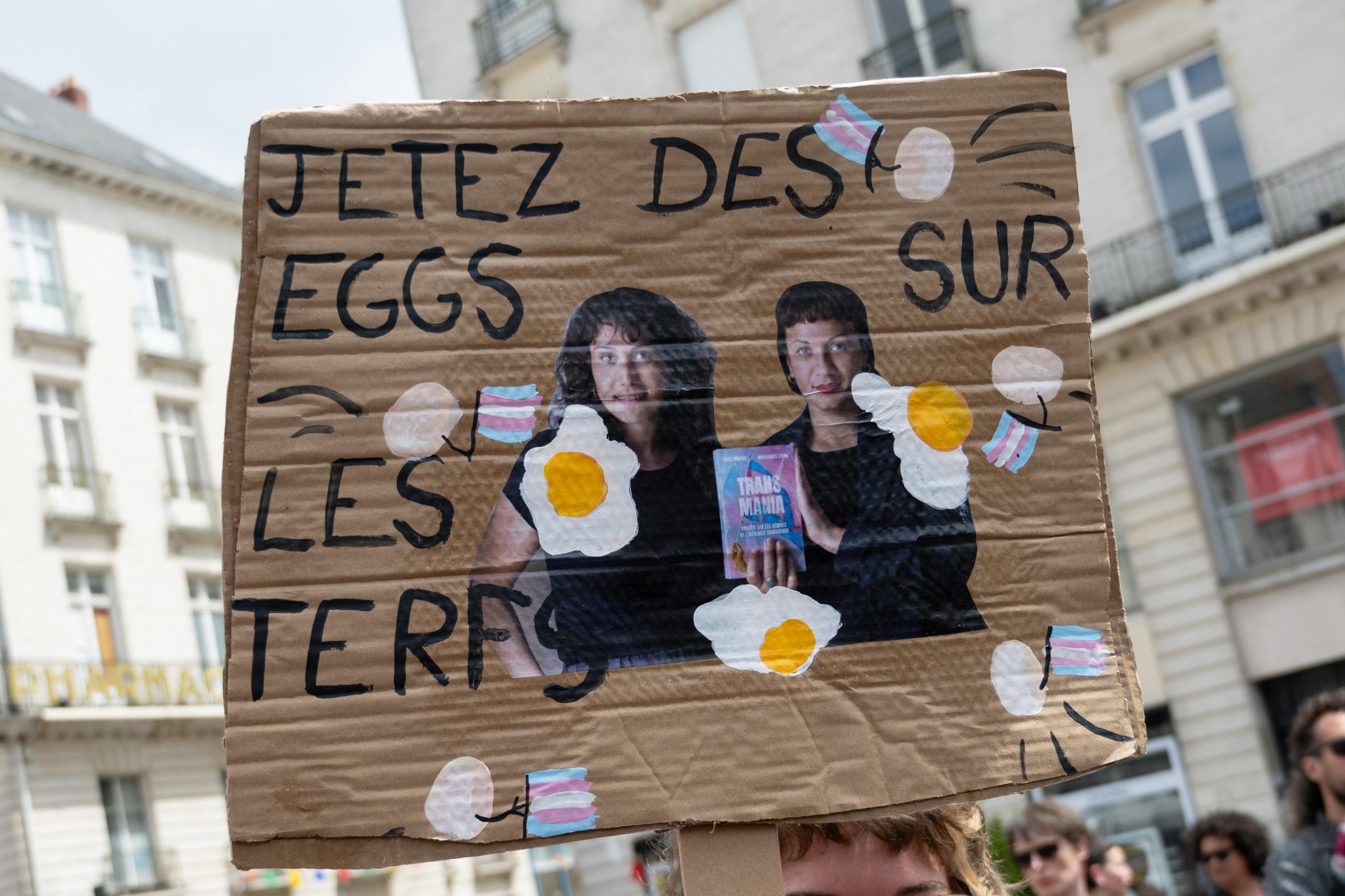 À Lyon, 300 personnes manifestent contre la venue de Marguerite Stern à l'Issep