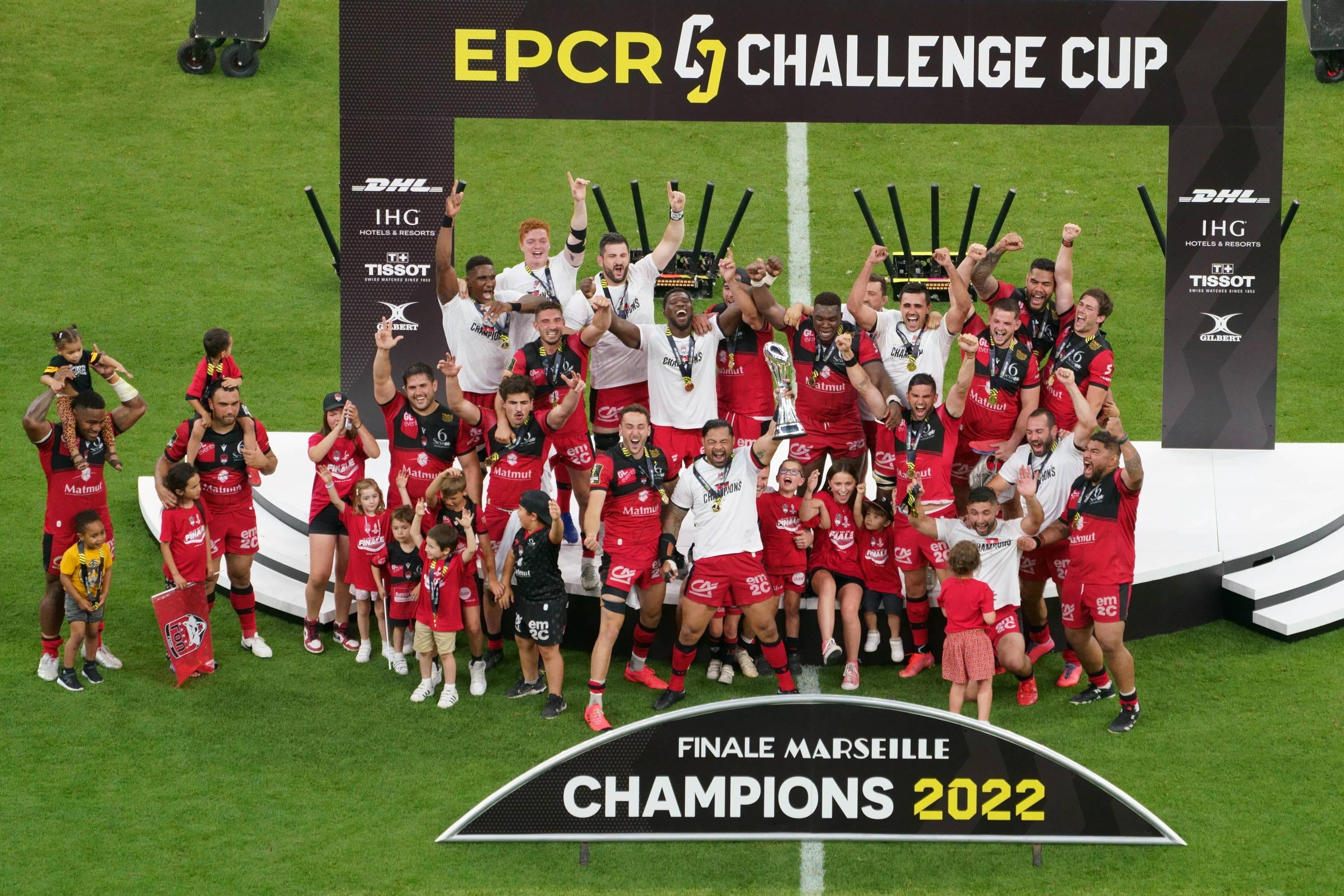 Challenge Cup : Toulon, Brive et l'USAP dans la poule A, le SF avec Bayonne et la Section Paloise dans la poule B