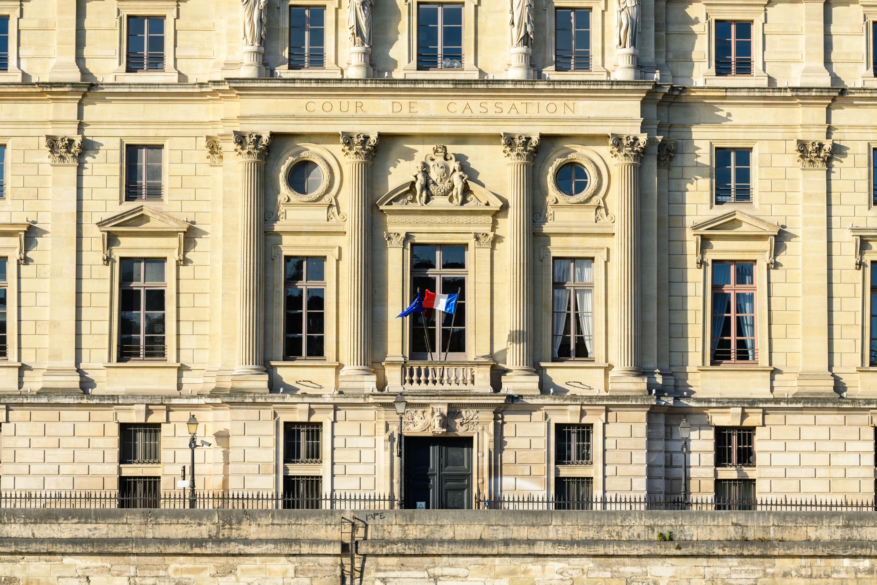 La Cour de Cassation, à Paris.