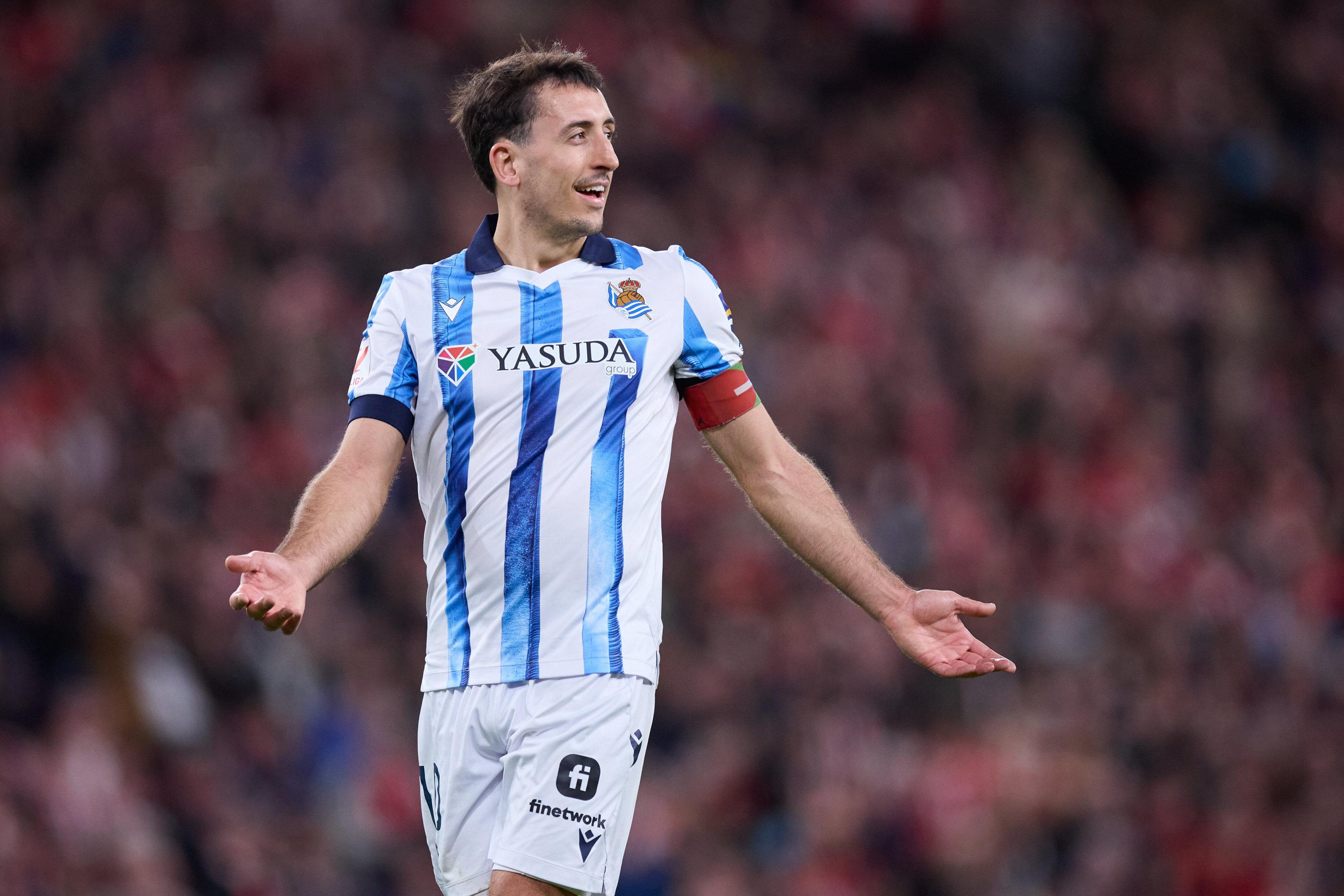 Ligue des Champions : Mikel Oyarzabal capitaine de la Real Sociedad est incertain pour affronter le PSG