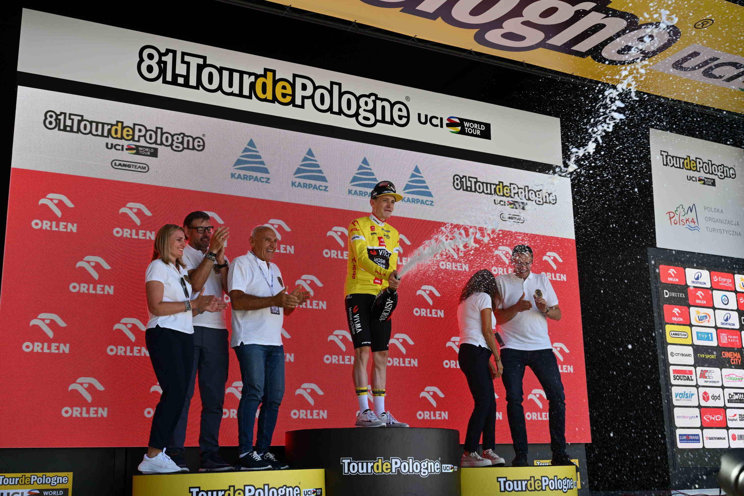 Tour de Pologne : 2e du contre-la-montre, Vingegaard prend le maillot jaune