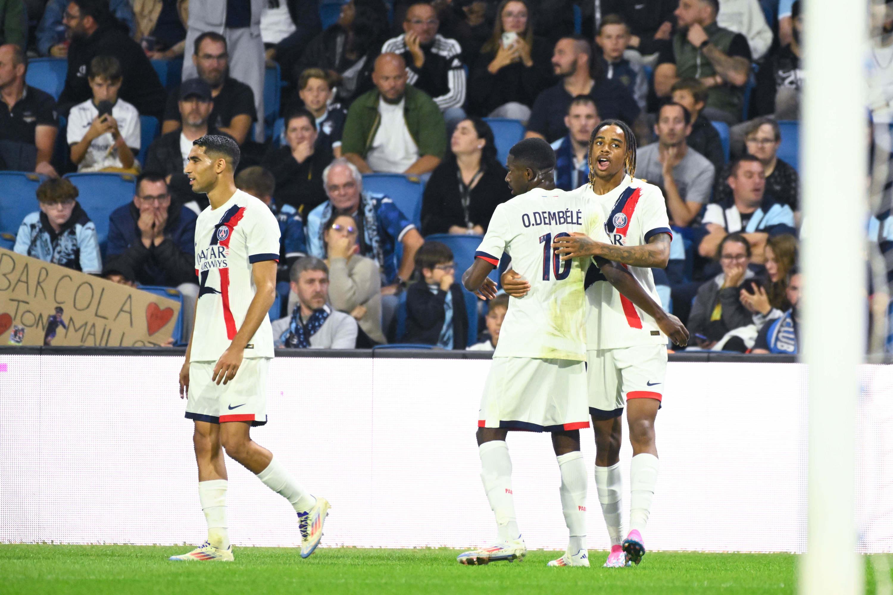 Ligue 1 : Grâce à Barcola et Dembélé, le PSG débute sa saison par une victoire au Havre