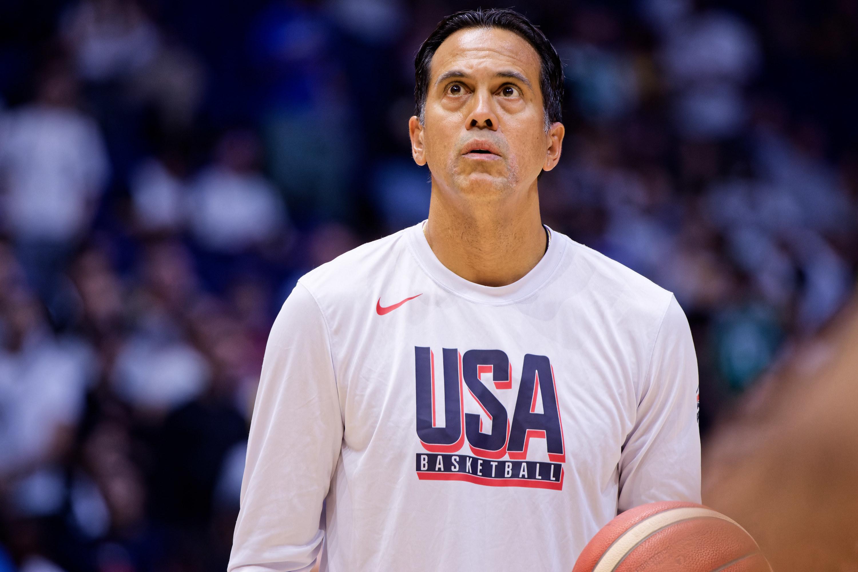 Basket : Erik Spoelstra et Tyronn Lue favoris pour remplacer Steve Kerr à la tête de Team USA