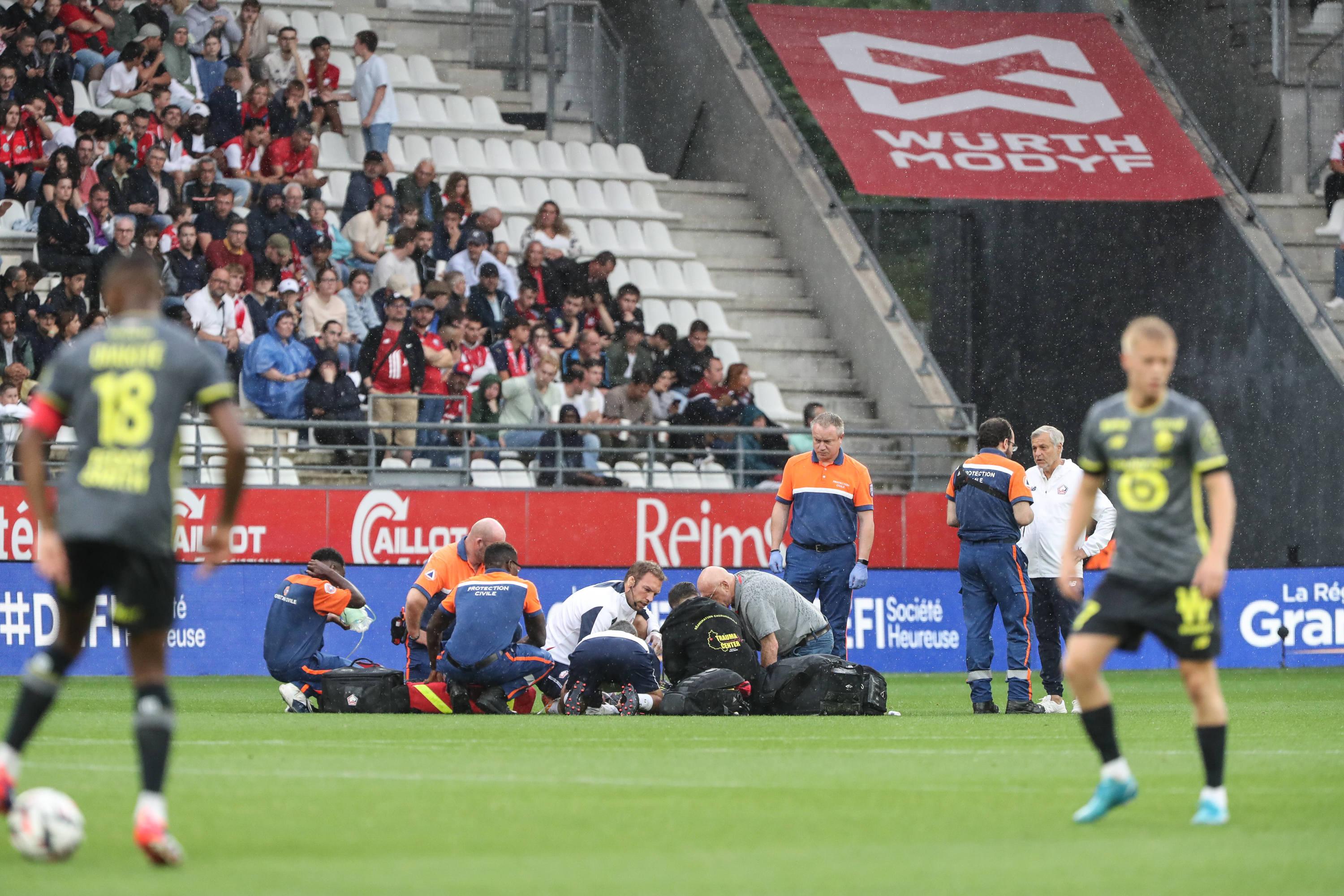 Ligue 1 : Le Rémois Amadou Koné suspendu 4 matches après son violent contact avec Angel Gomes